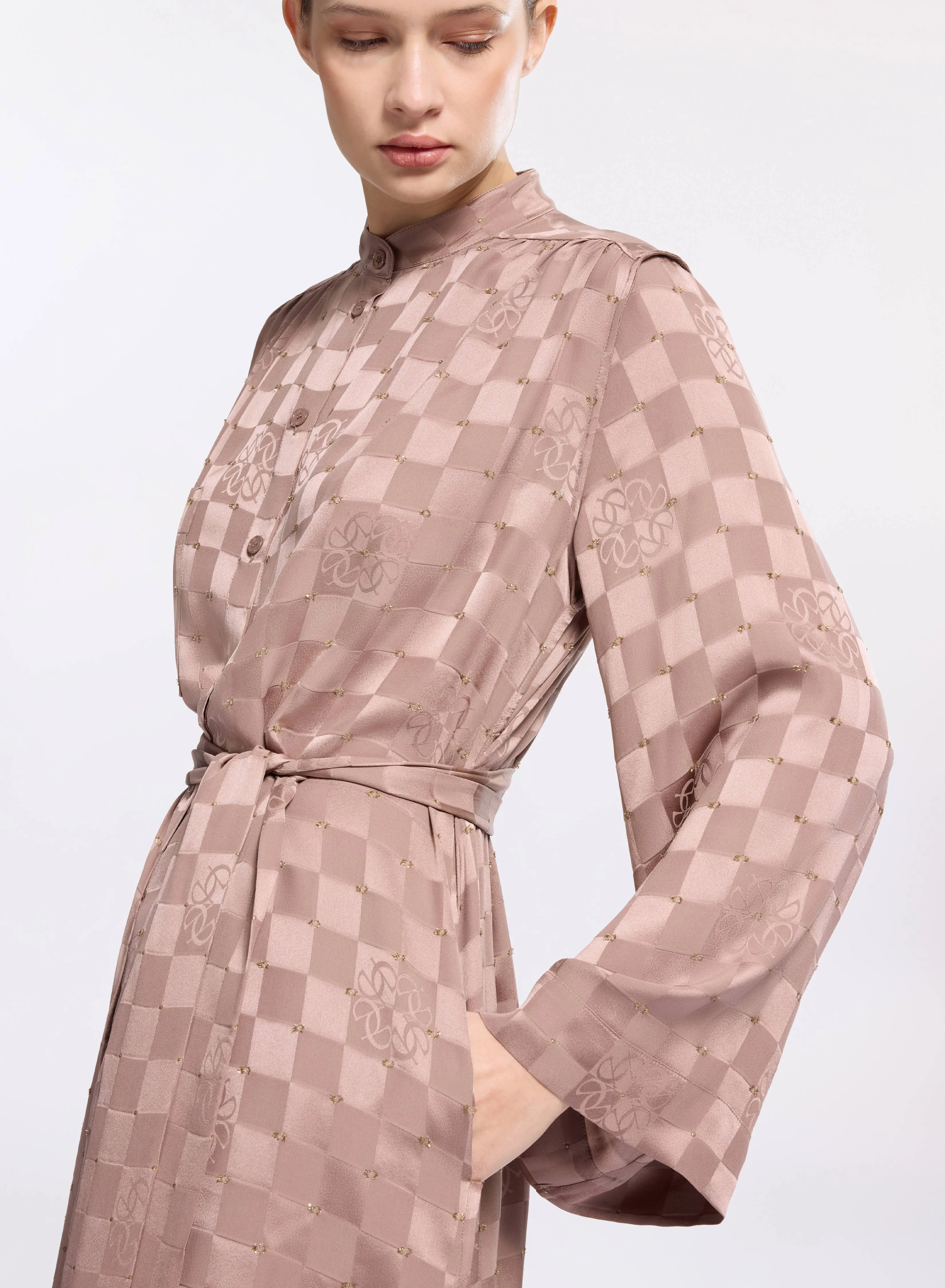 Monogram Jacquard Shirt sold by Elie Saab product image thumbnail 3