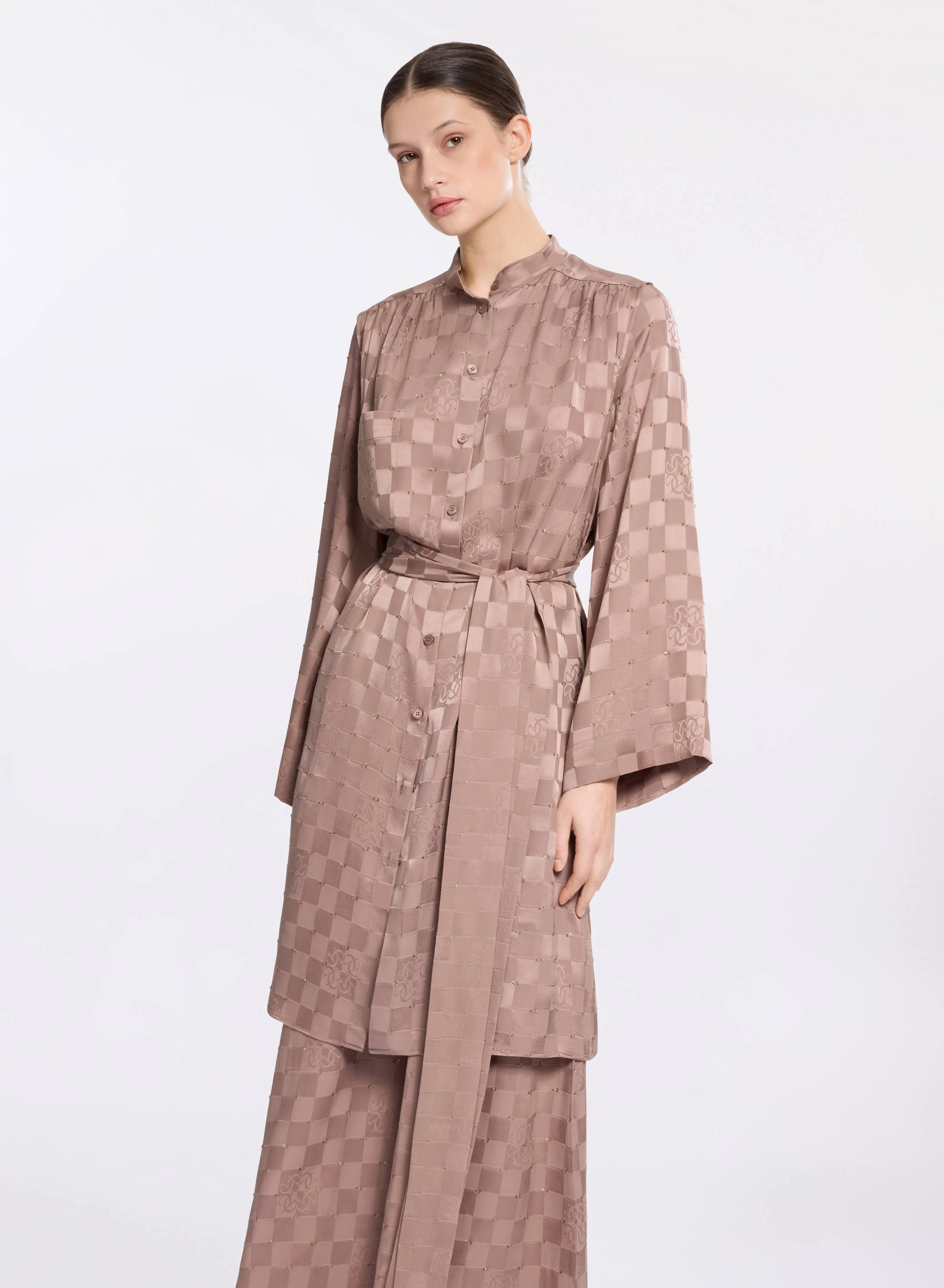 Monogram Jacquard Shirt sold by Elie Saab