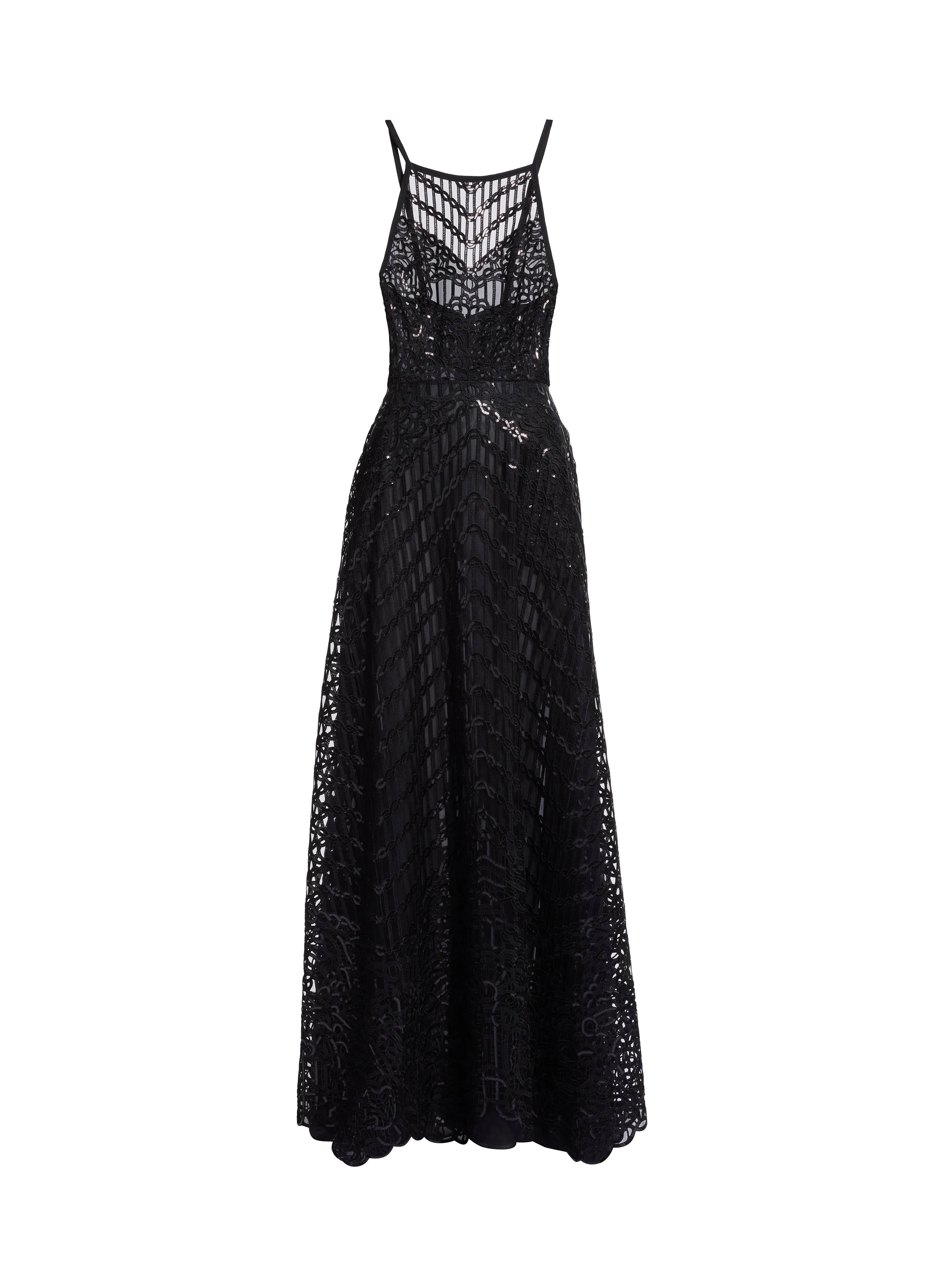 Sequin Embroidered Midi Dress sold by Elie Saab product image thumbnail 4