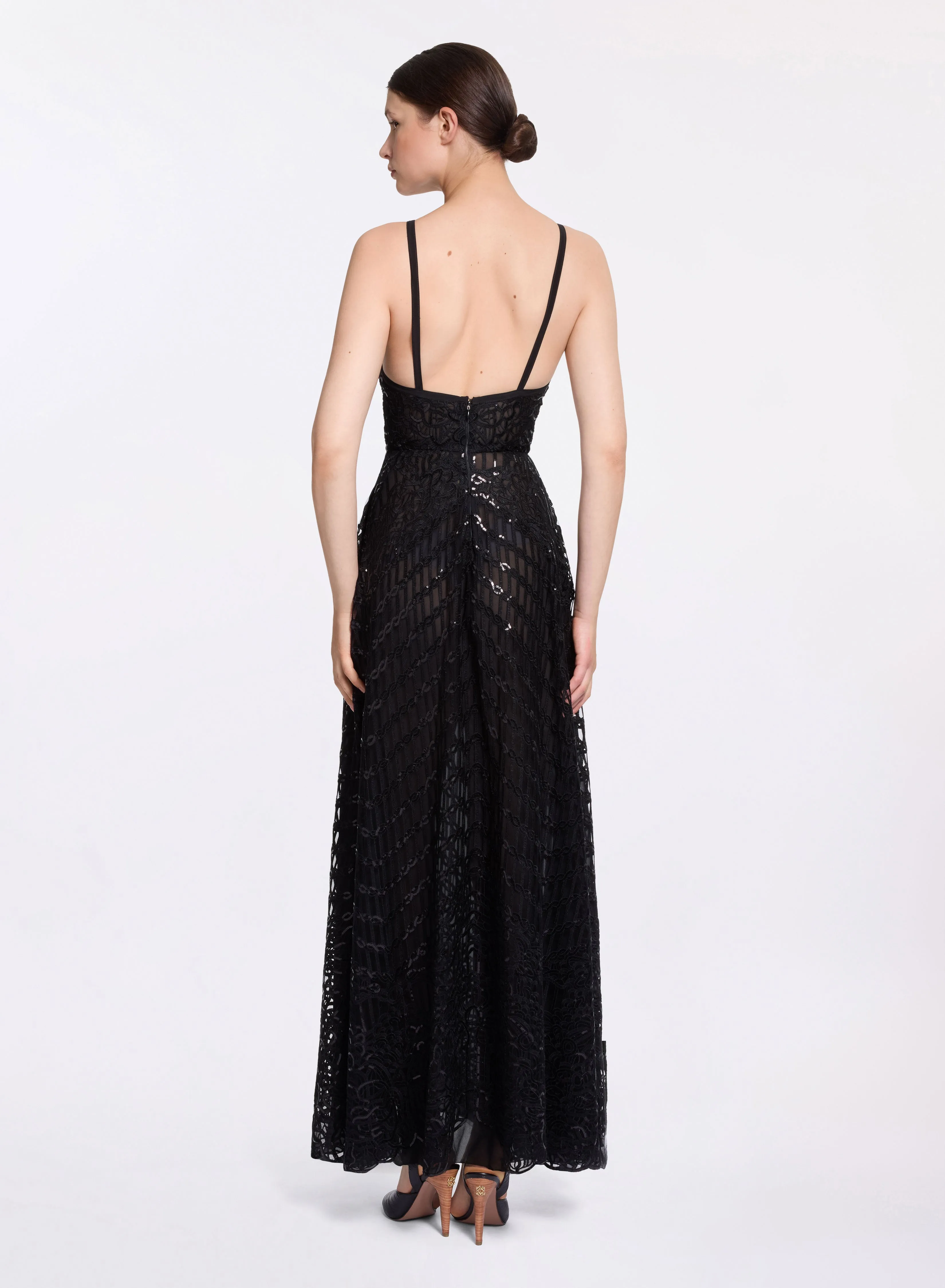 Sequin Embroidered Midi Dress sold by Elie Saab product image thumbnail 2