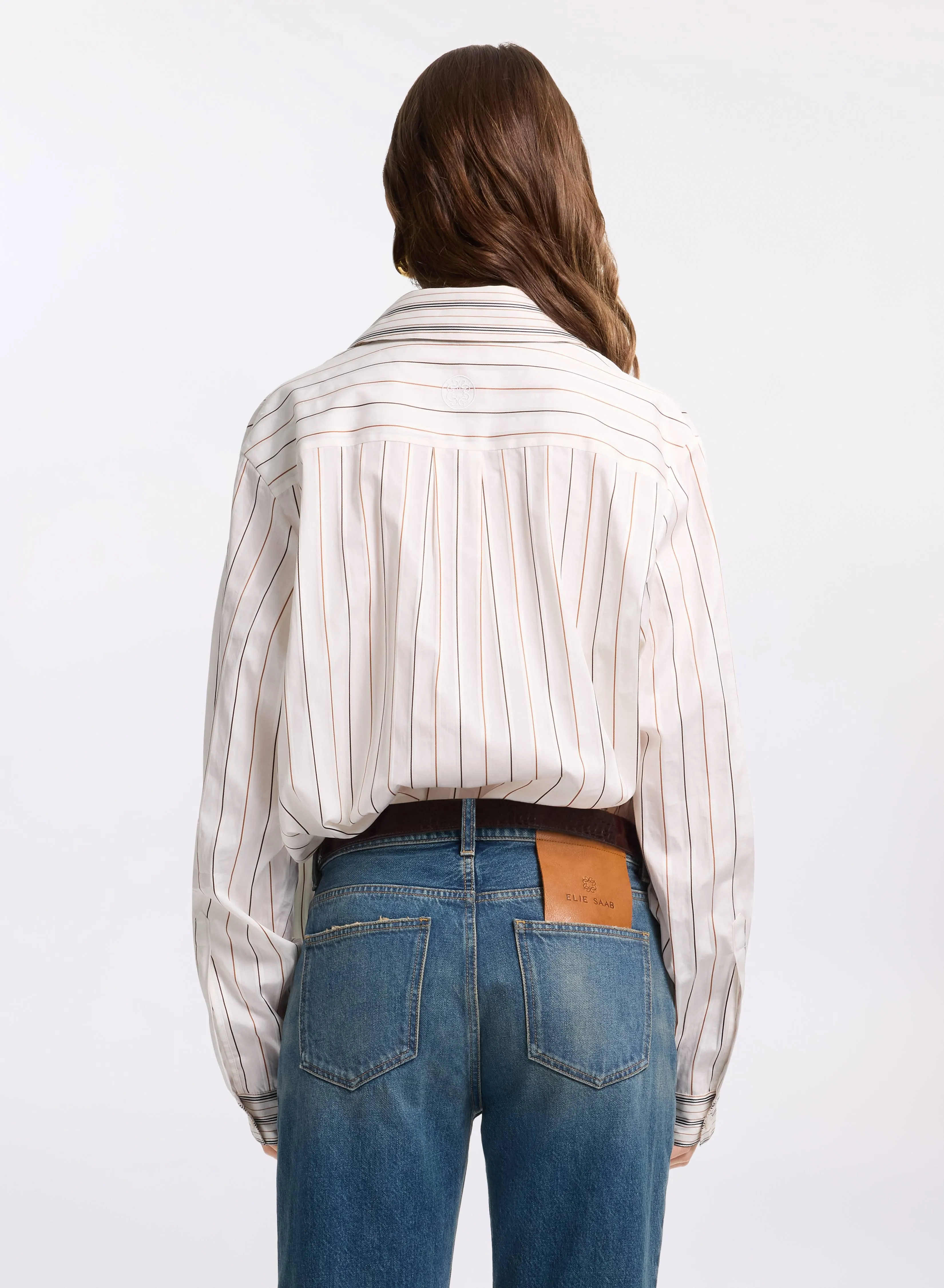 Striped Cotton Shirt sold by Elie Saab product image thumbnail 2