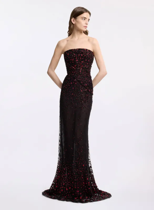 Strapless Long Dress made by Elie Saab