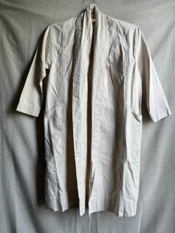 Clyde Trench in Natural Cotton Canvas | Size XXS/XS | SAMPLE SALE (A124) sold by Elizabeth Suzann