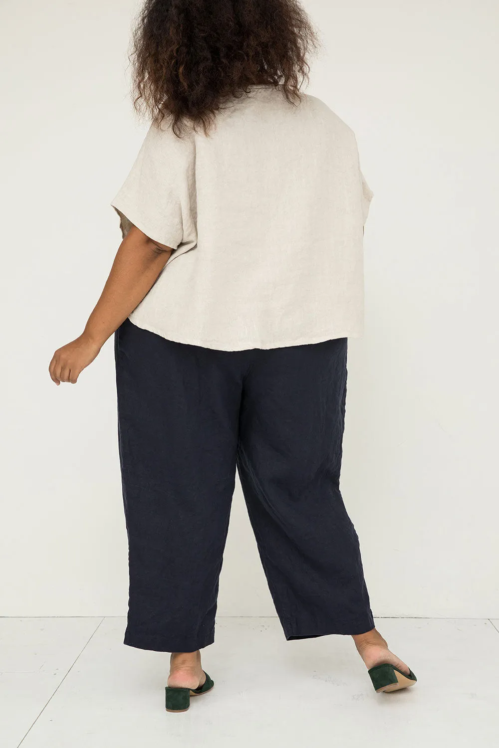 *FINAL SALE* Linn Tee in Midweight Linen sold by Elizabeth Suzann product image thumbnail 4