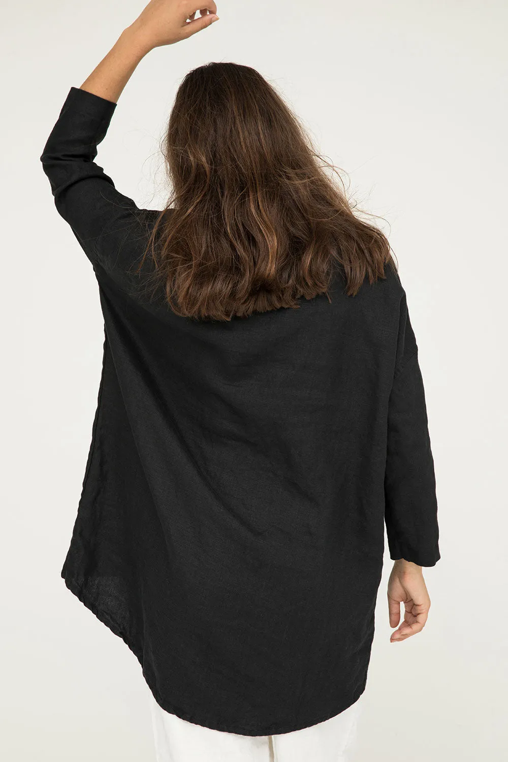 *FINAL SALE* Long Sleeve Harper Tunic in Midweight Linen | 6th Edition sold by Elizabeth Suzann product image thumbnail 5