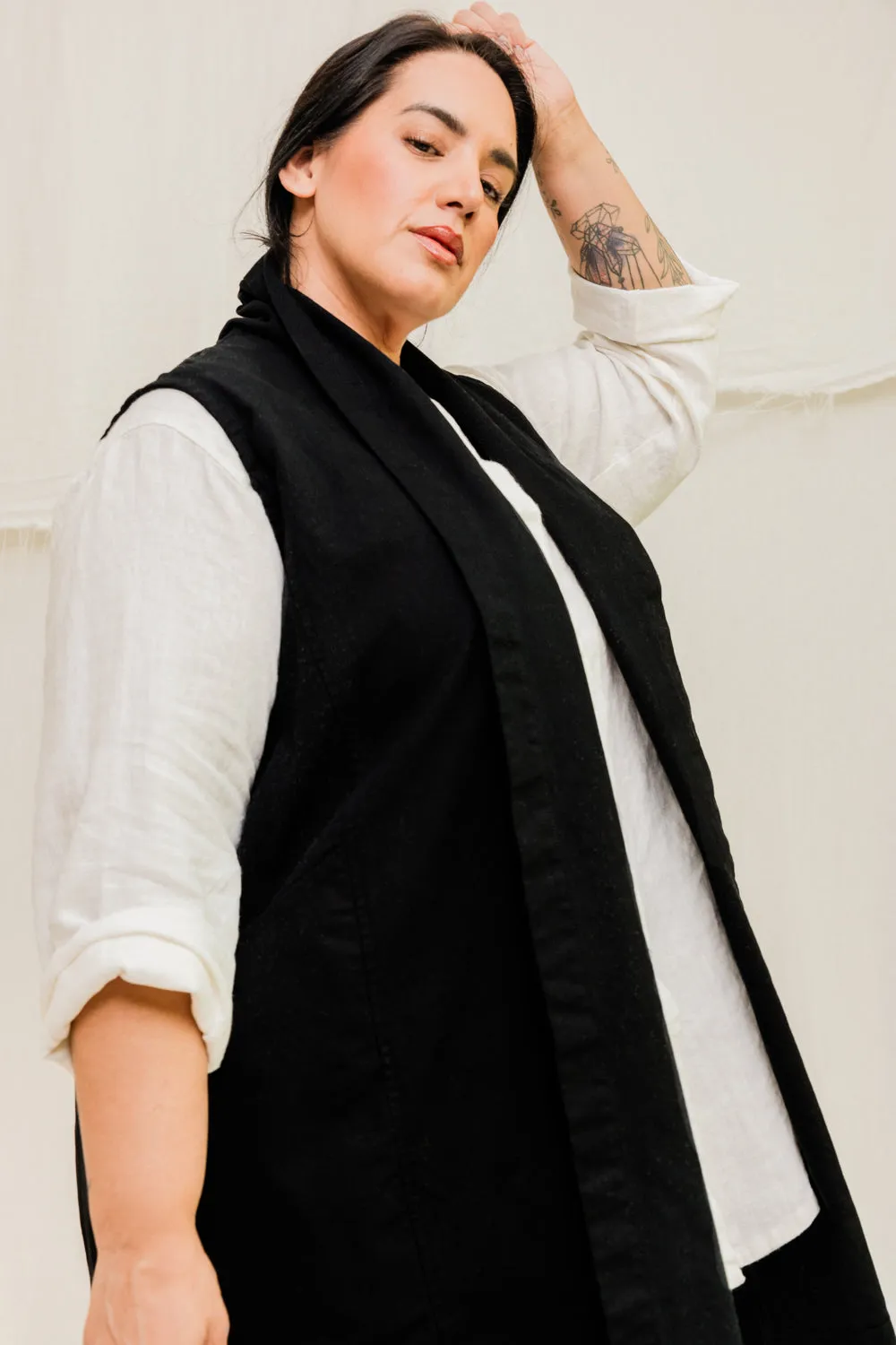 Clyde Vest in Organic Cotton Canvas sold by Elizabeth Suzann product image thumbnail 5