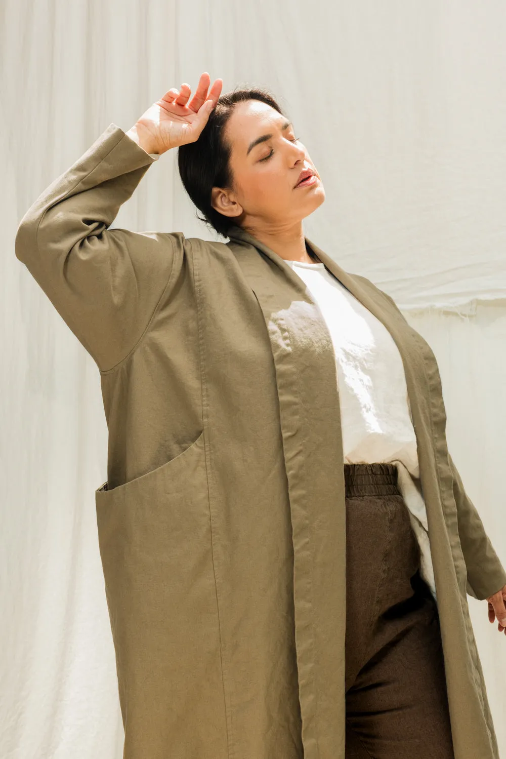 Clyde Trench in Organic Cotton Canvas sold by Elizabeth Suzann product image thumbnail 3