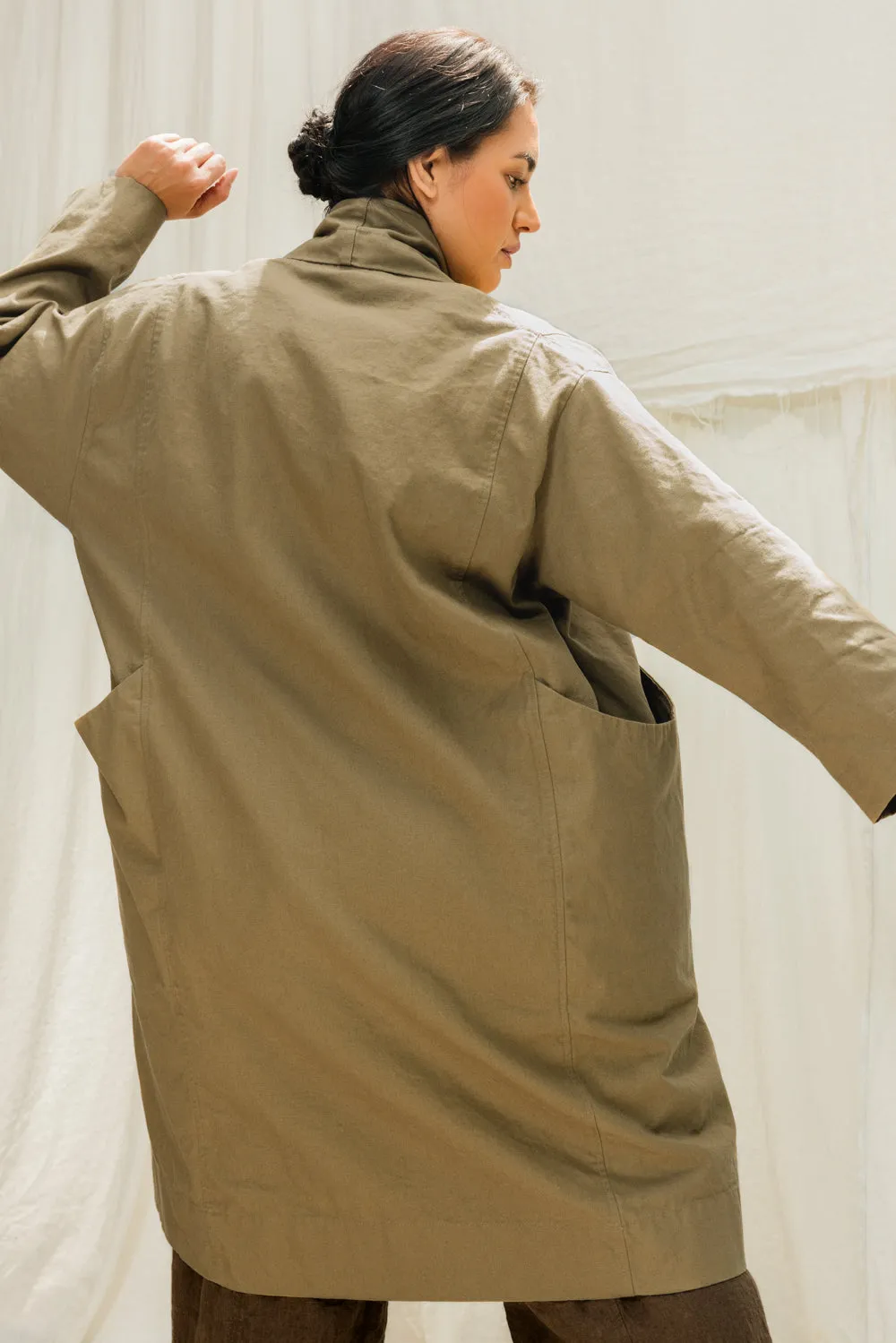 Clyde Trench in Organic Cotton Canvas sold by Elizabeth Suzann product image thumbnail 2