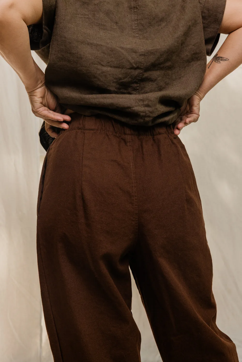 Andy Trouser in Organic Cotton Canvas sold by Elizabeth Suzann product image thumbnail 3