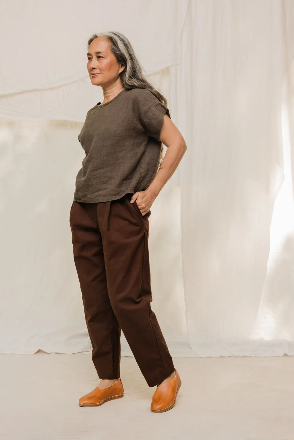Andy Trouser in Organic Cotton Canvas sold by Elizabeth Suzann product image thumbnail 2