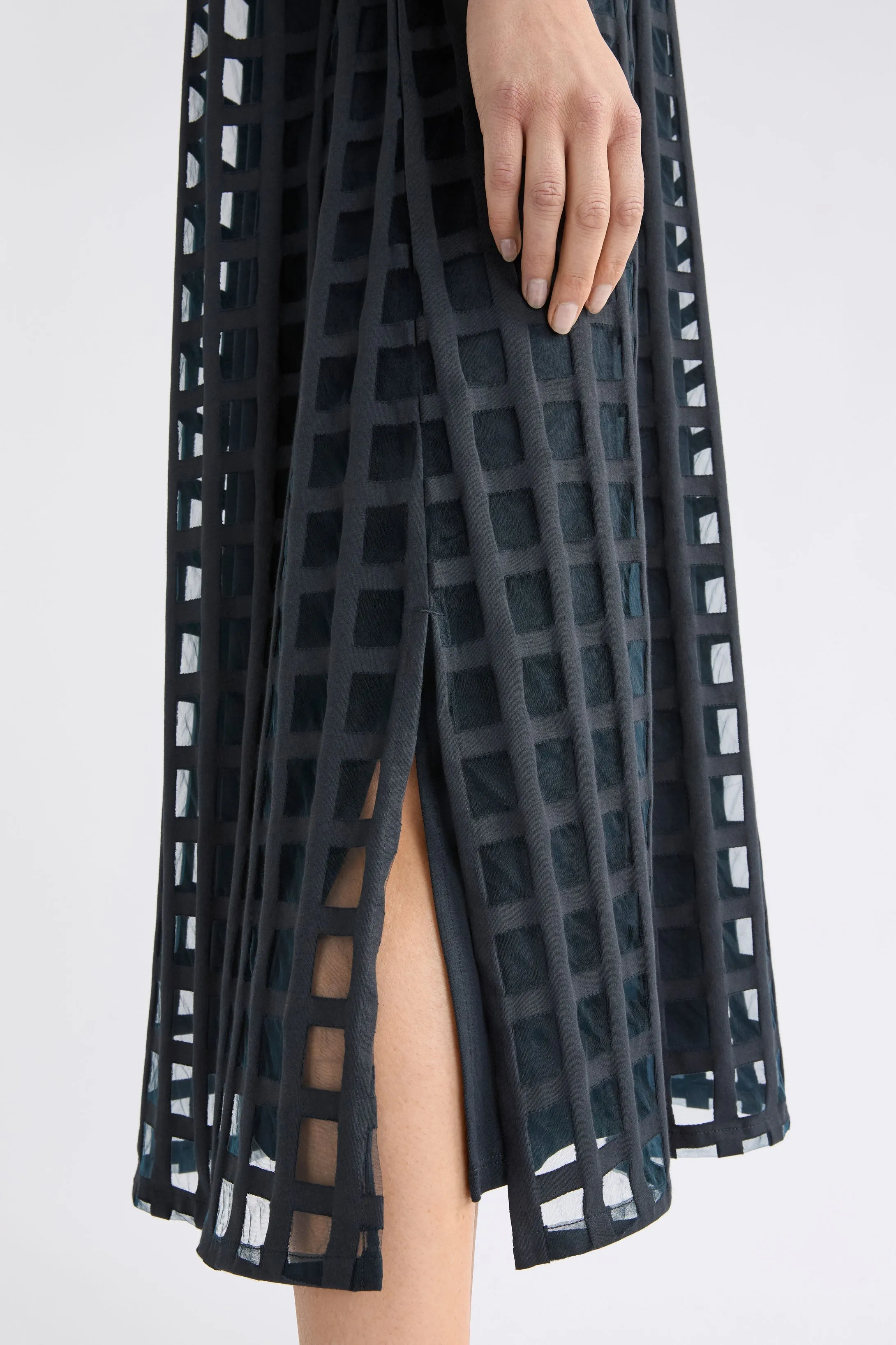 Grid Burnout Midi Dress sold by Elk product image thumbnail 4