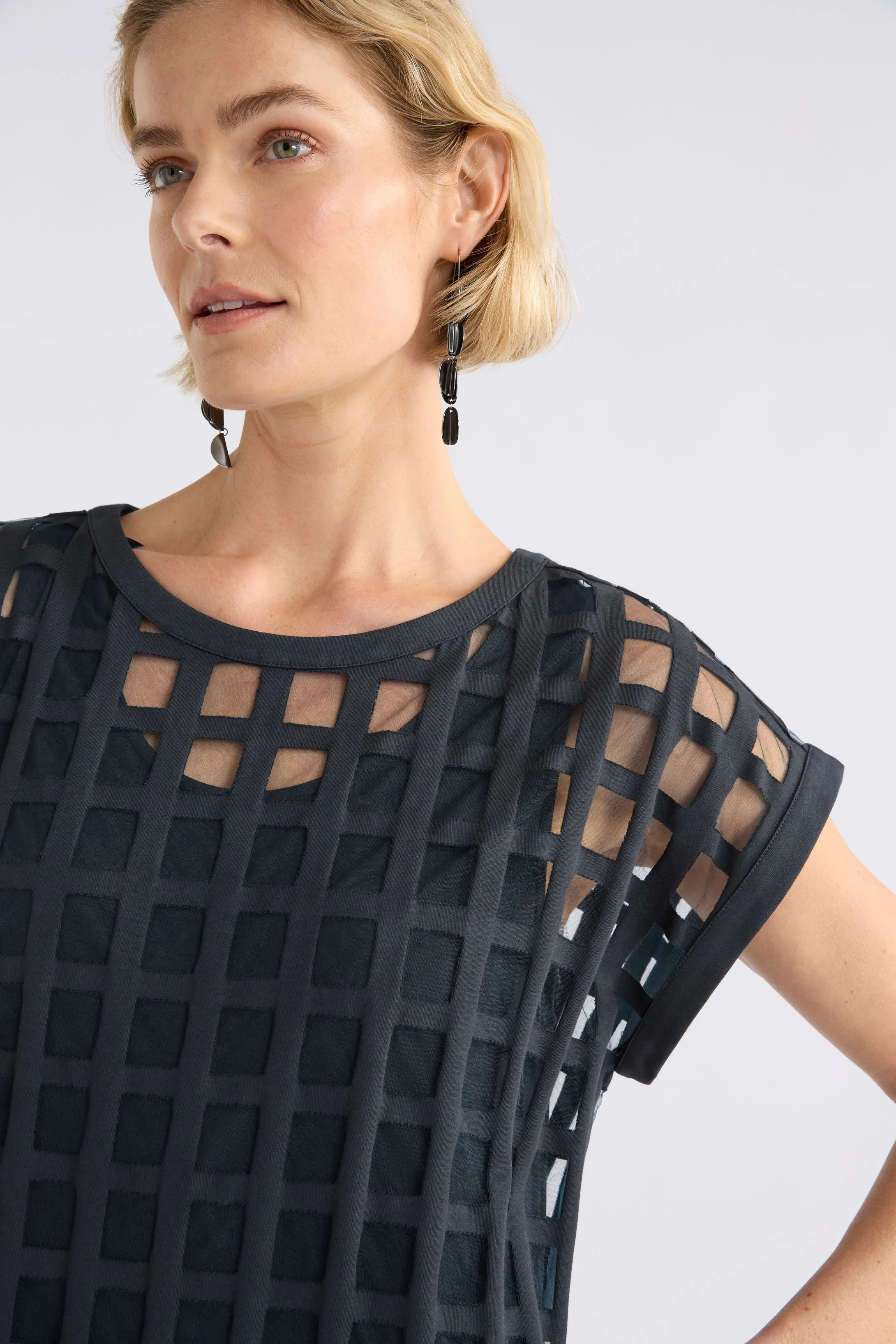 Grid Burnout Midi Dress sold by Elk product image thumbnail 3