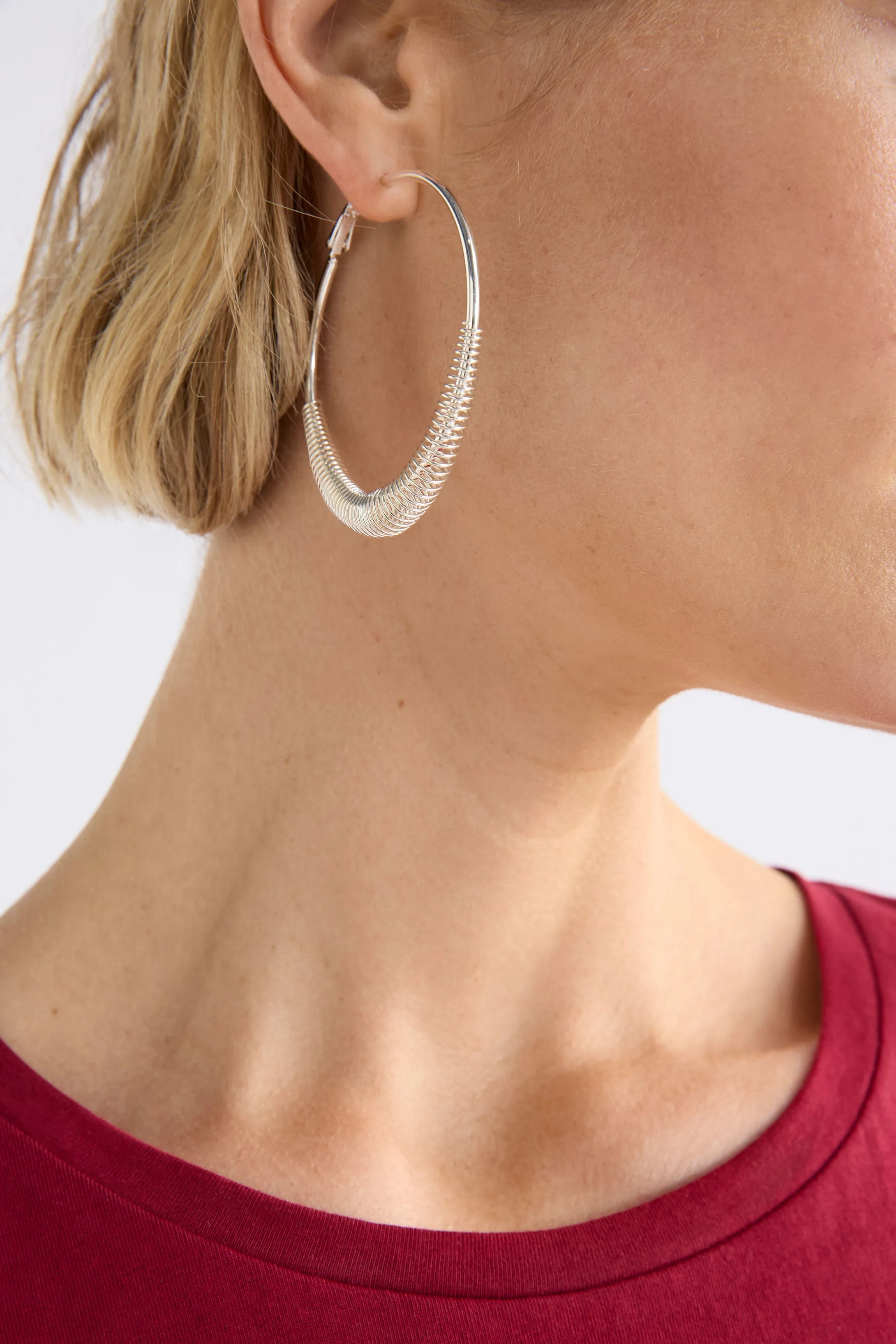 Solf Metallic Hoop Earring sold by Elk product image thumbnail 3