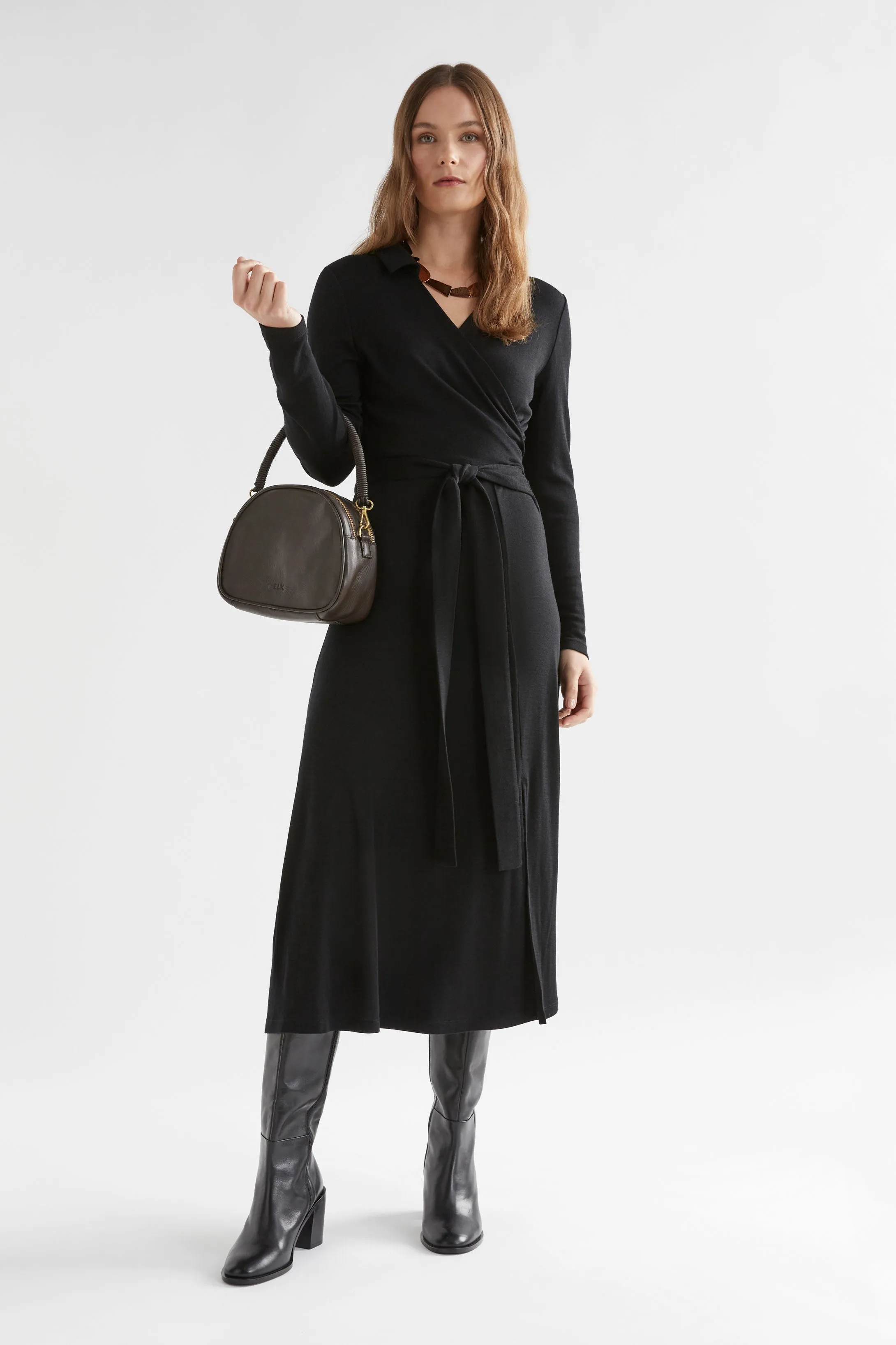 Merino Wool Wrap Dress sold by Elk product image thumbnail 2