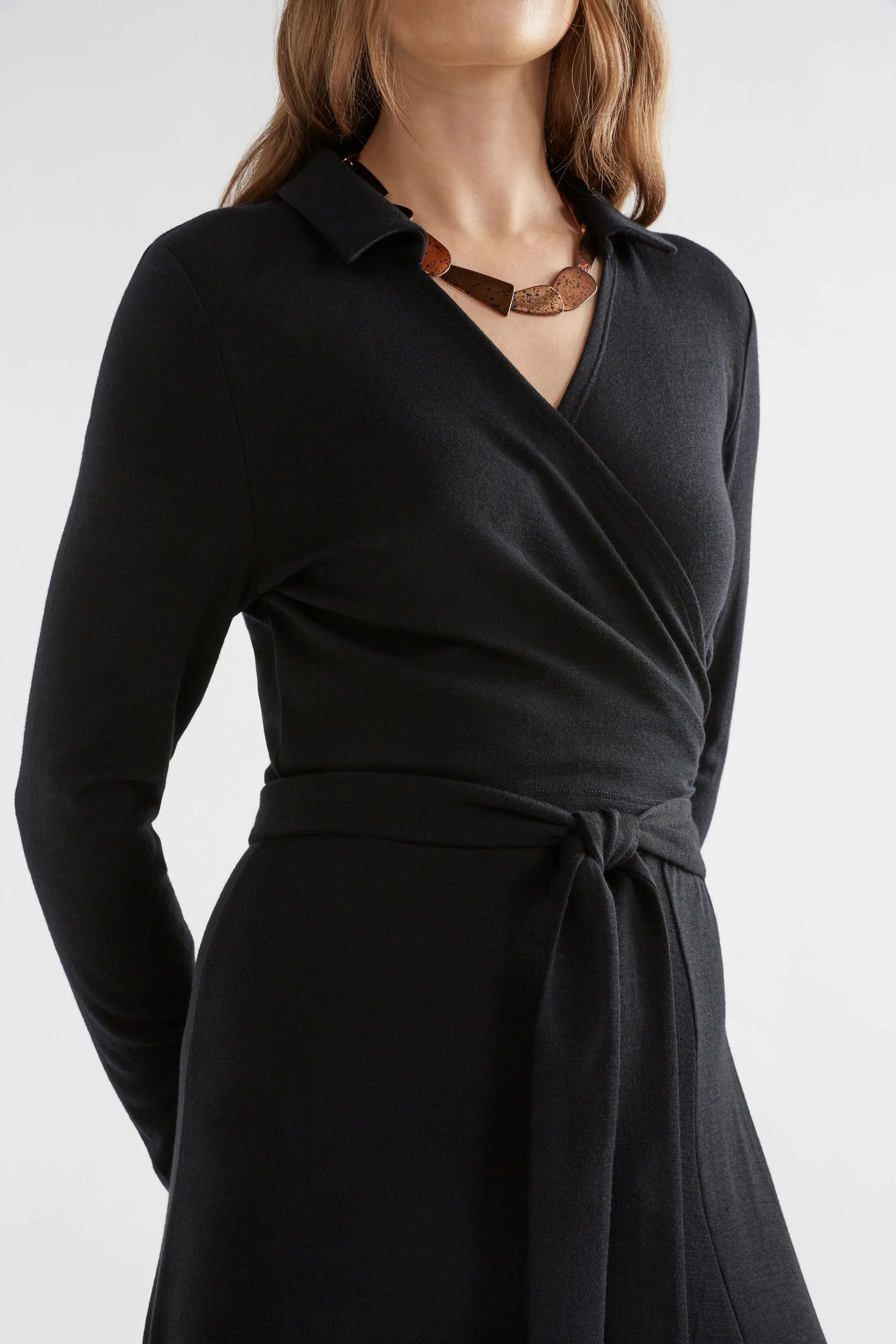 Merino Wool Wrap Dress sold by Elk product image thumbnail 4