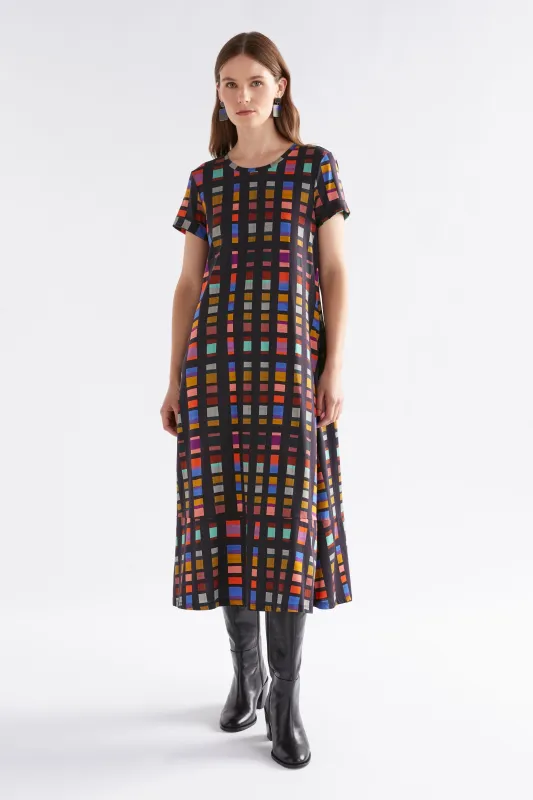 Haki Dress Tessela Print sold by Elk