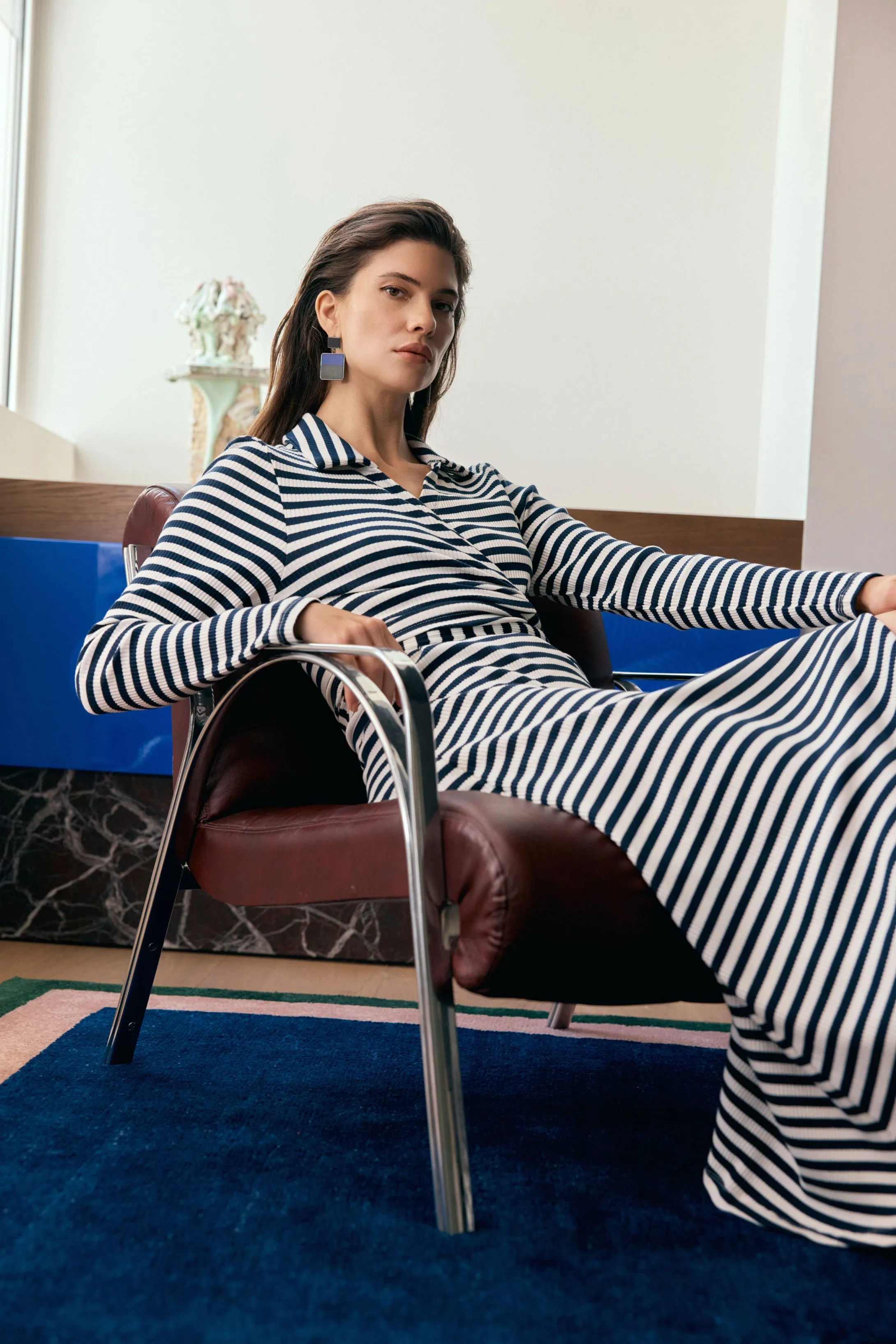 Kullan Ribbed Wrap Dress sold by Elk product image thumbnail 2