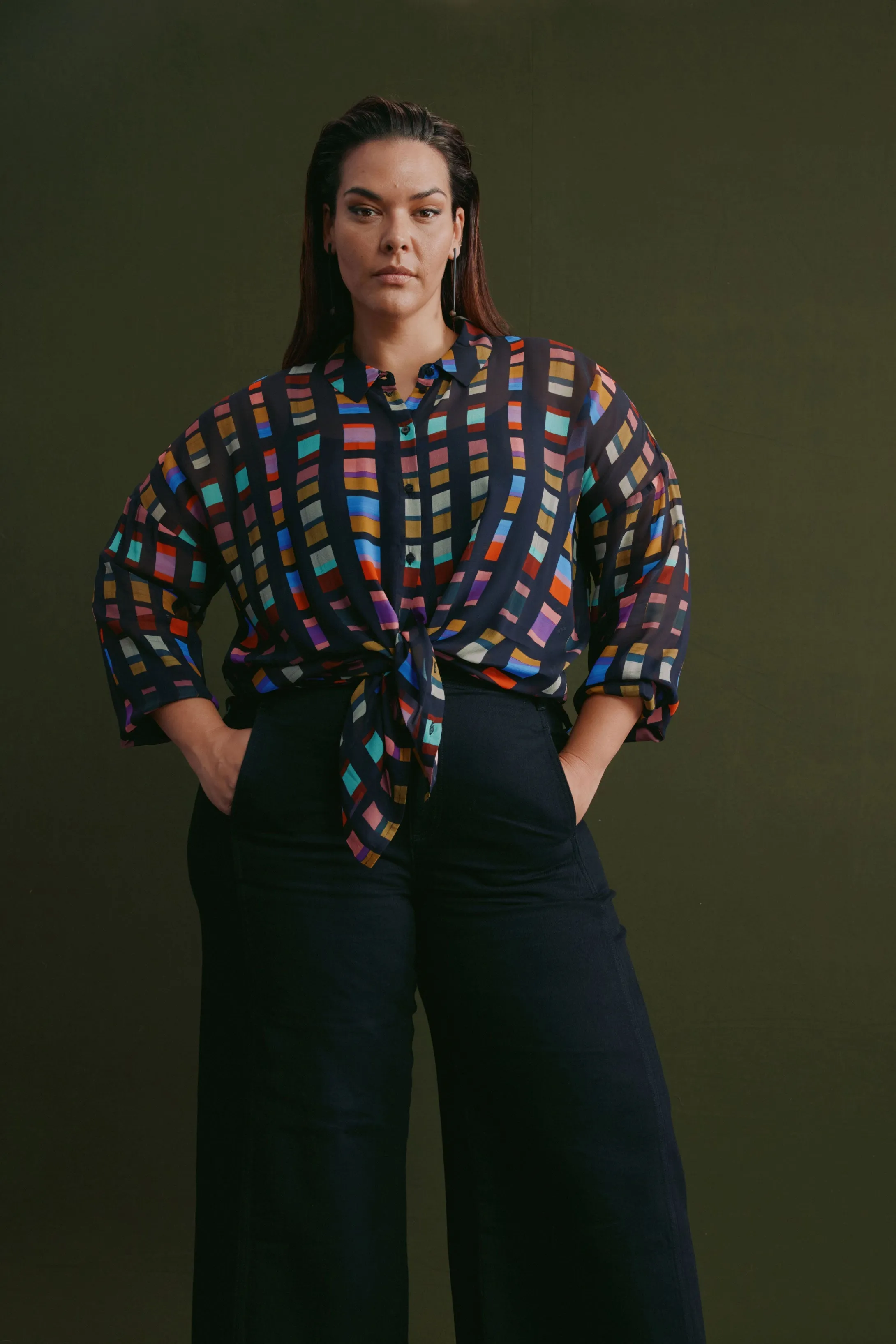 Eir Sheer Shirt Tessela Print sold by Elk product image thumbnail 4