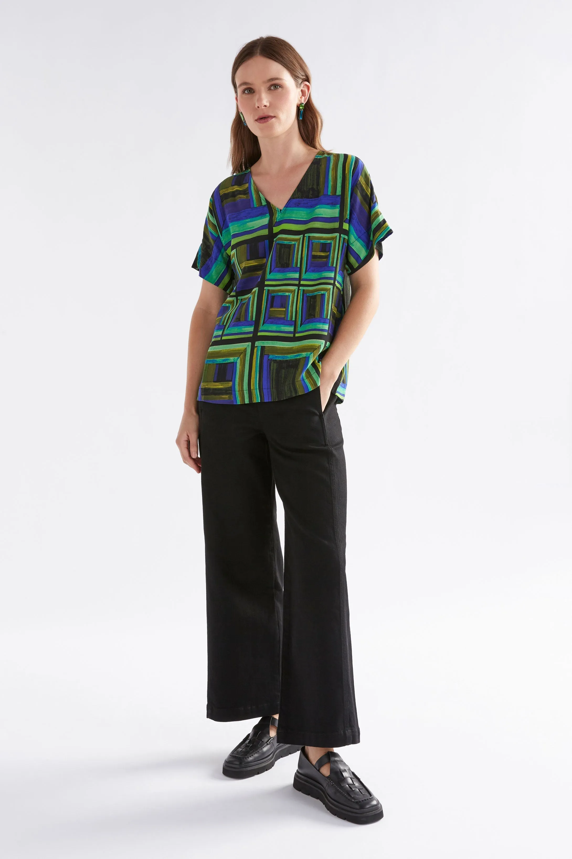 Ideell V-Neck Top Salone Print sold by Elk product image thumbnail 4