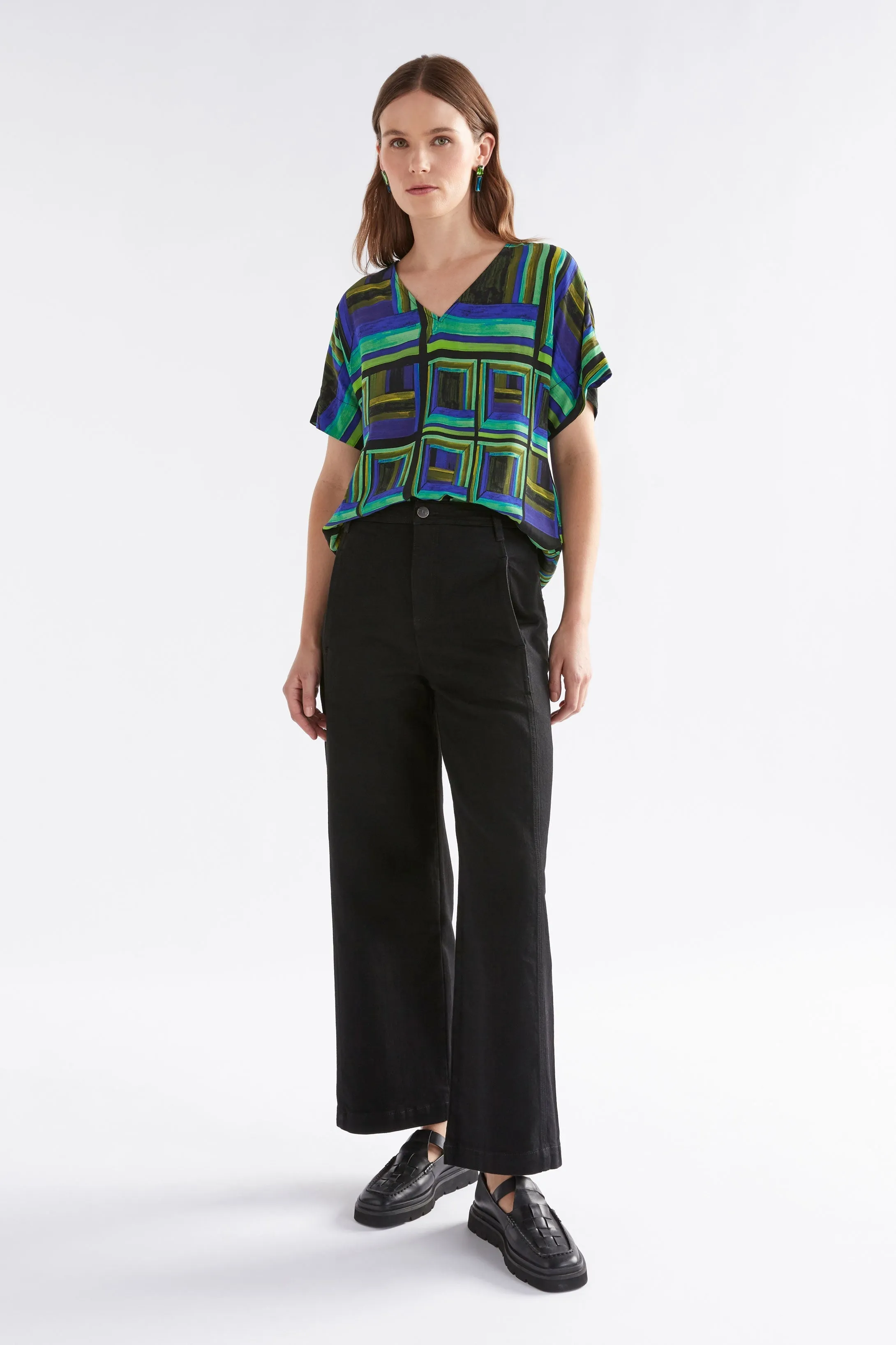 Ideell V-Neck Top Salone Print sold by Elk product image thumbnail 5