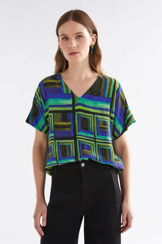 Ideell V-Neck Top Salone Print sold by Elk