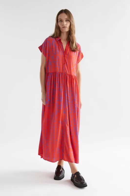 Joia Shirt Dress Aero Print made by Elk