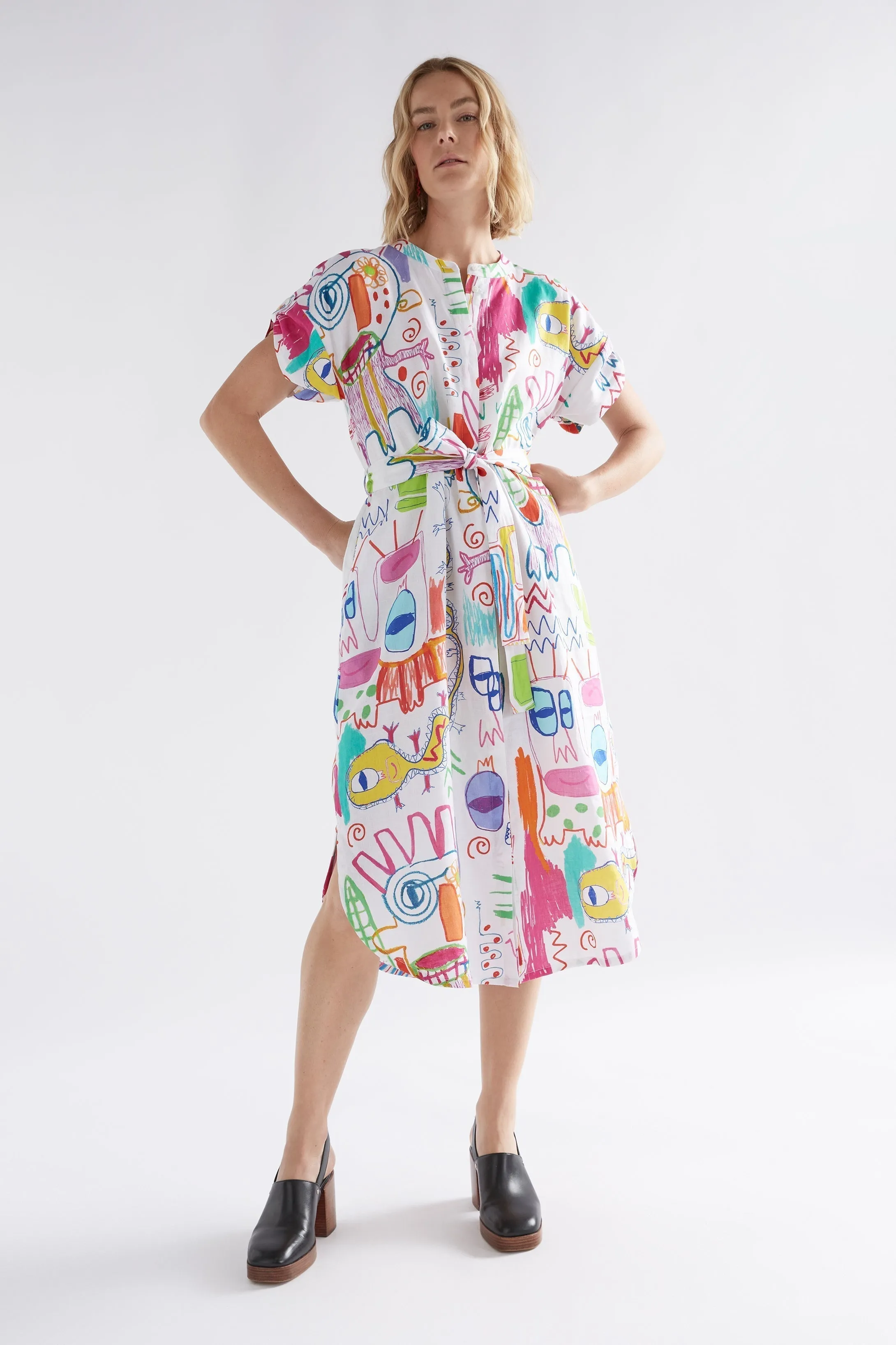 Neza Linen Shirt Dress sold by Elk product image thumbnail 2