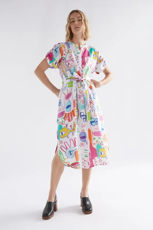 Neza Linen Shirt Dress made by Elk