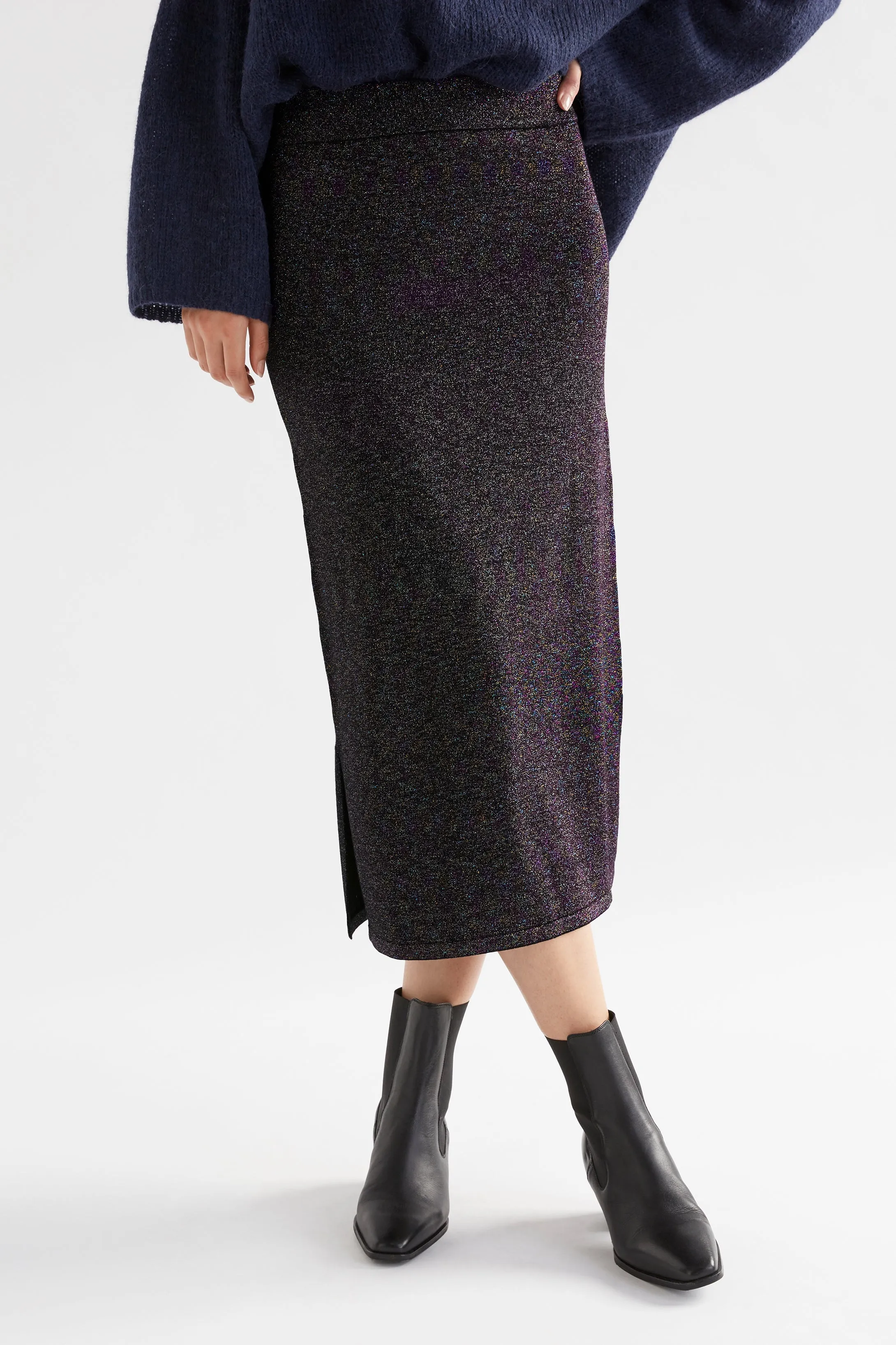 Galaxy Metallic Knit Skirt sold by Elk product image thumbnail 4
