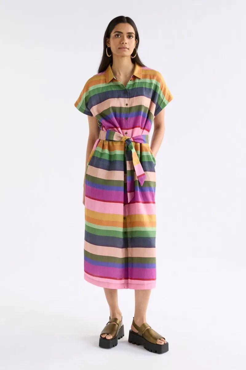 Tilko Linen Shirt Dress Lysbro Print sold by Elk product image thumbnail 3
