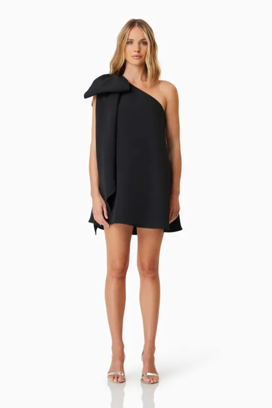 Kennedy Mini Party Dress In Black sold by Elliatt