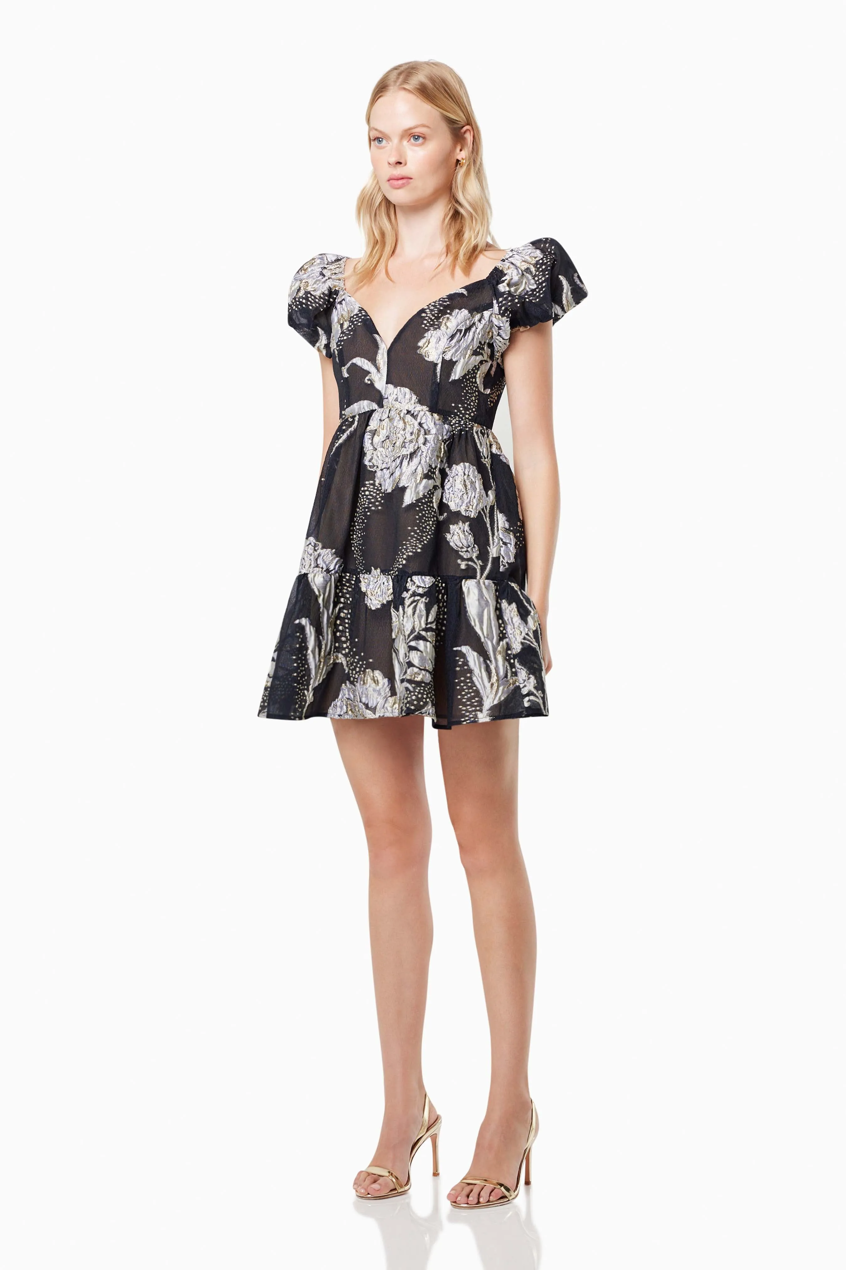 Picard Jacquard Mini Dress In Black sold by Elliatt product image thumbnail 5
