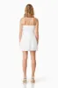 Hailey Strapless Mini Party Dress In White sold by Elliatt