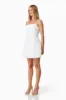 Hailey Strapless Mini Party Dress In White sold by Elliatt