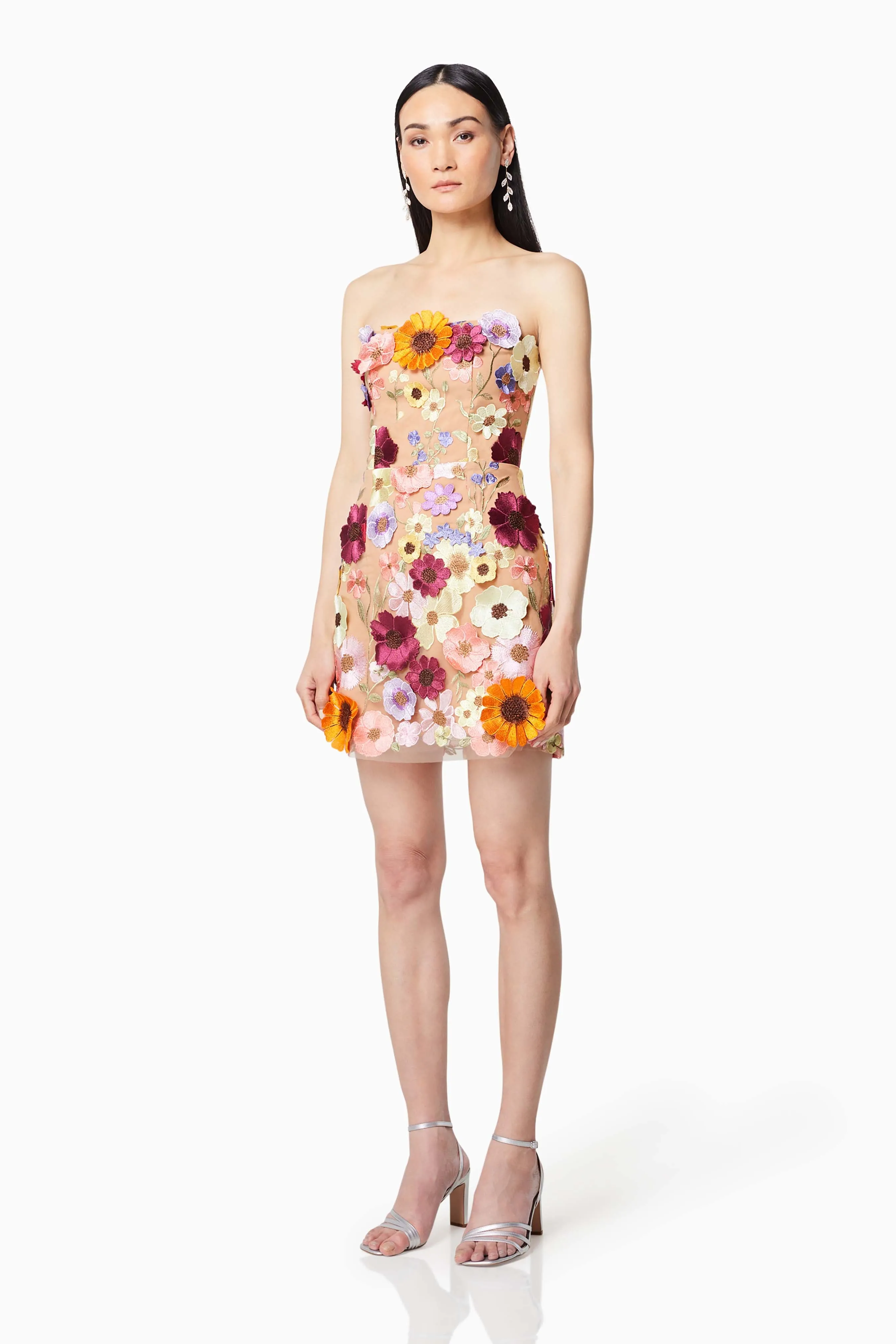 Arabella Strapless Mini Dress In Pink sold by Elliatt product image thumbnail 3