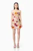 Arabella Strapless Mini Dress In Pink sold by Elliatt
