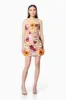 Arabella Strapless Mini Dress In Pink sold by Elliatt
