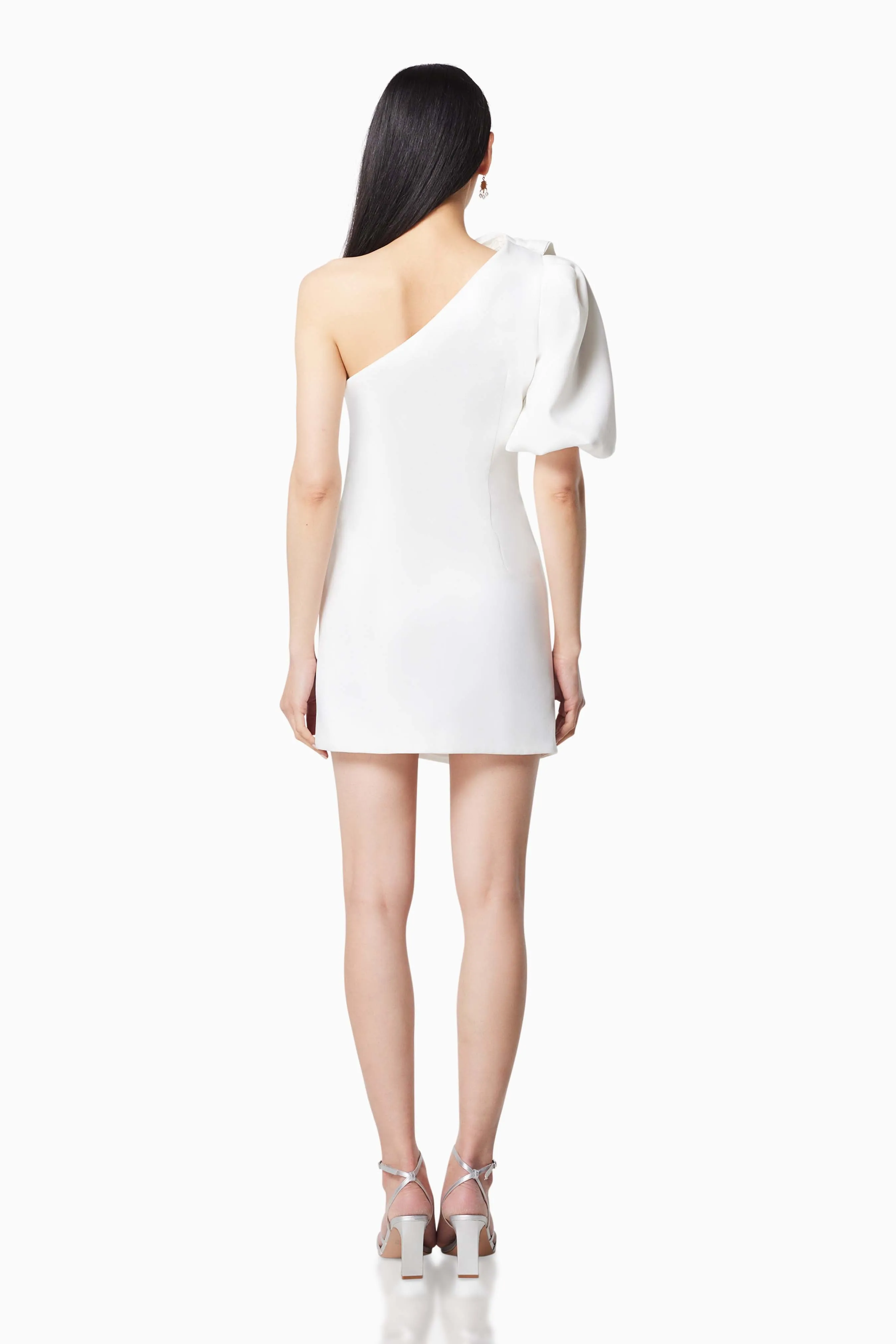 Marseilles 3D Bow Mini Dress In White sold by Elliatt product image thumbnail 5