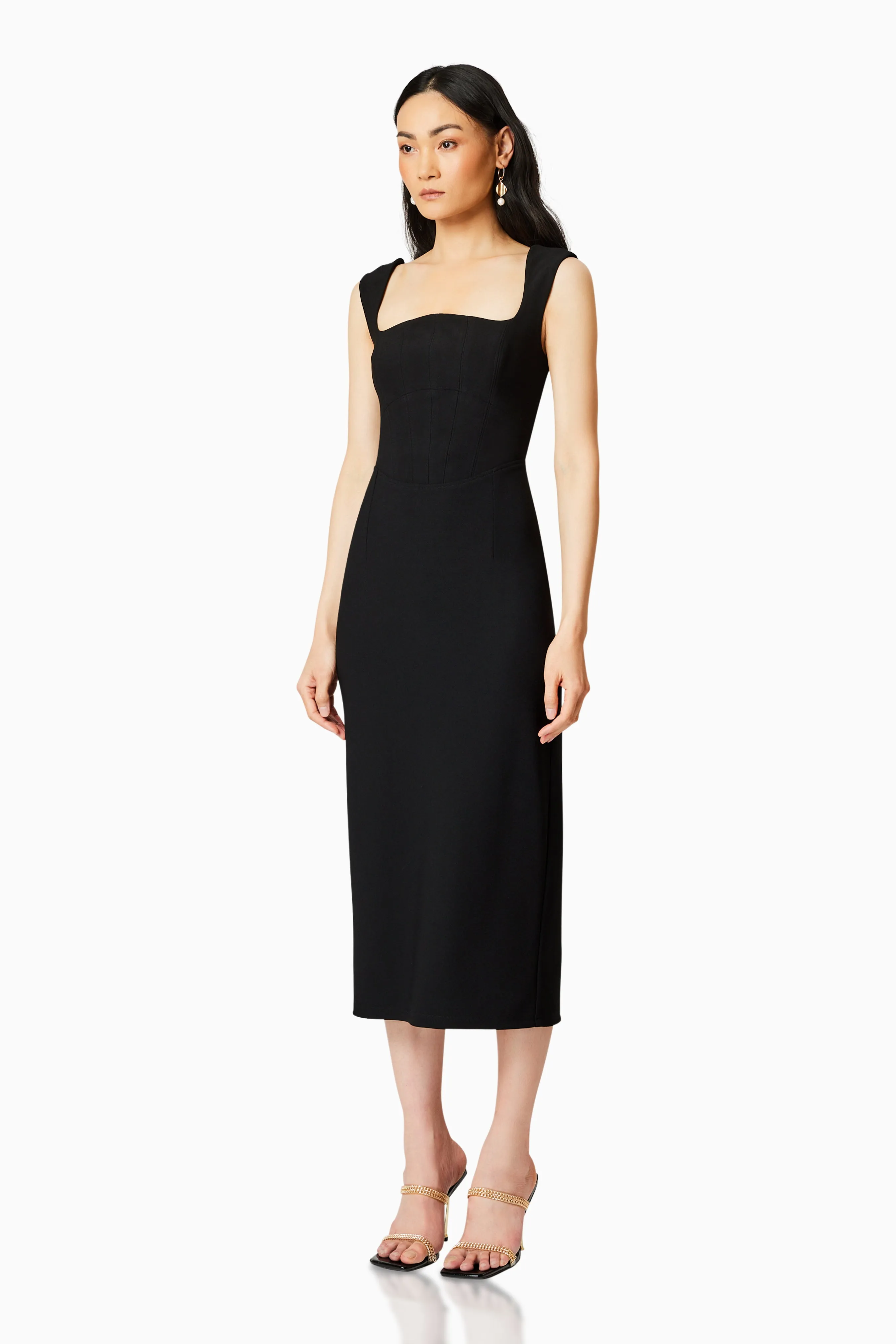 Birch Midi Dress In Black sold by Elliatt product image thumbnail 3