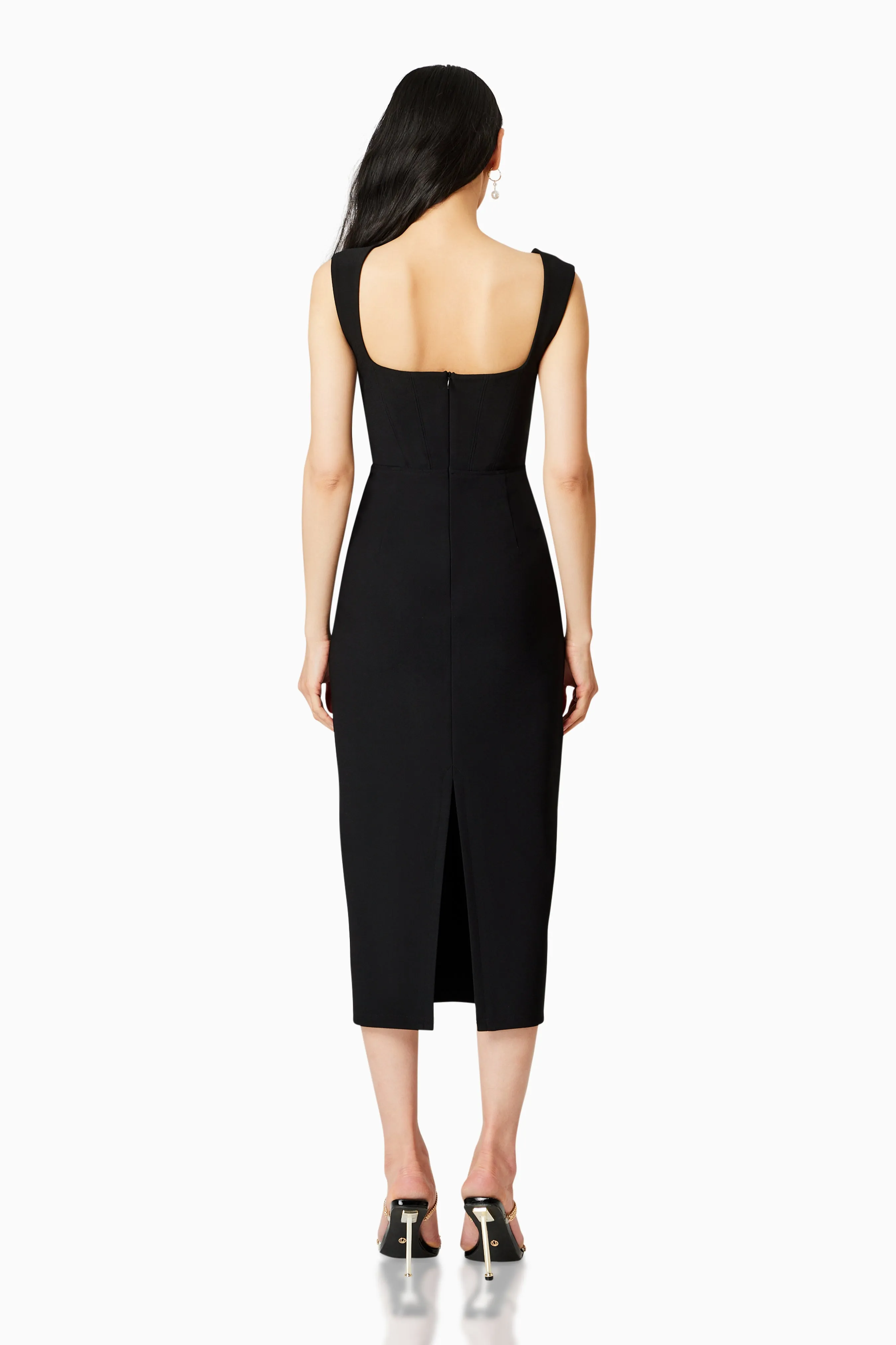 Birch Midi Dress In Black sold by Elliatt product image thumbnail 5