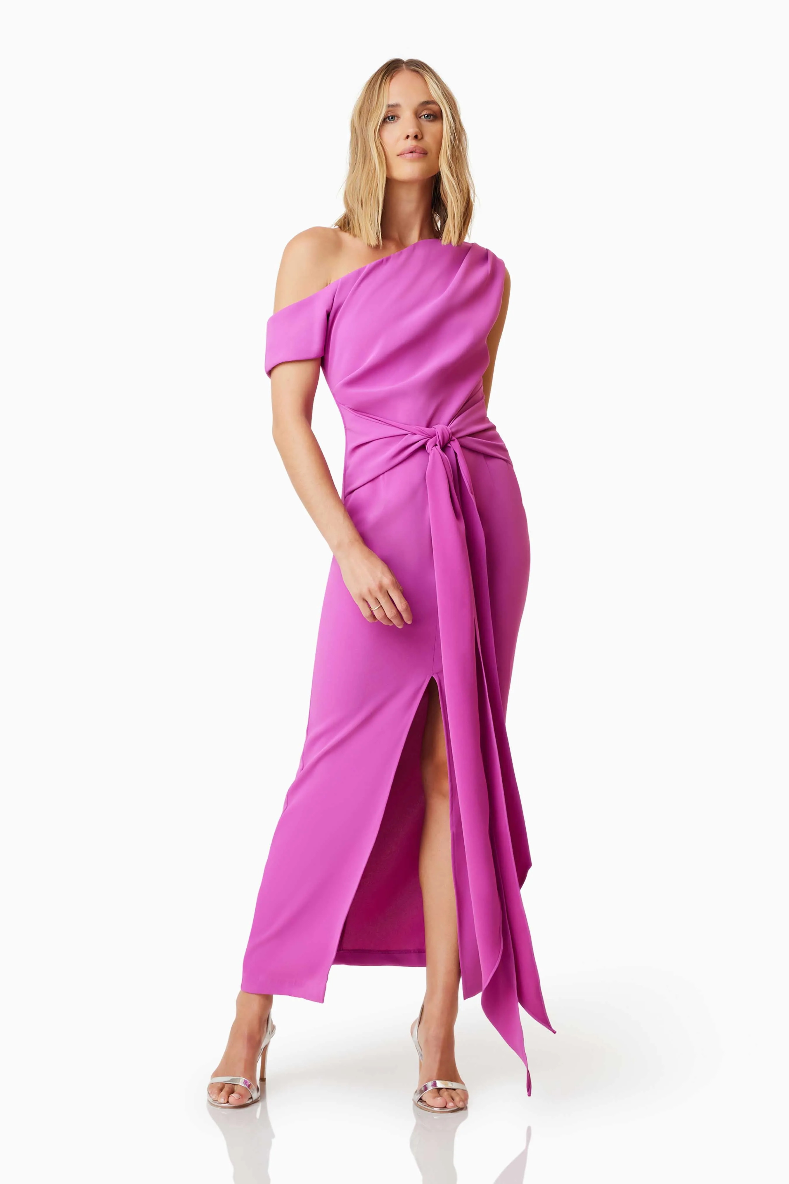 Kenna Cocktail Midi Dress In Purple sold by Elliatt product image thumbnail 4