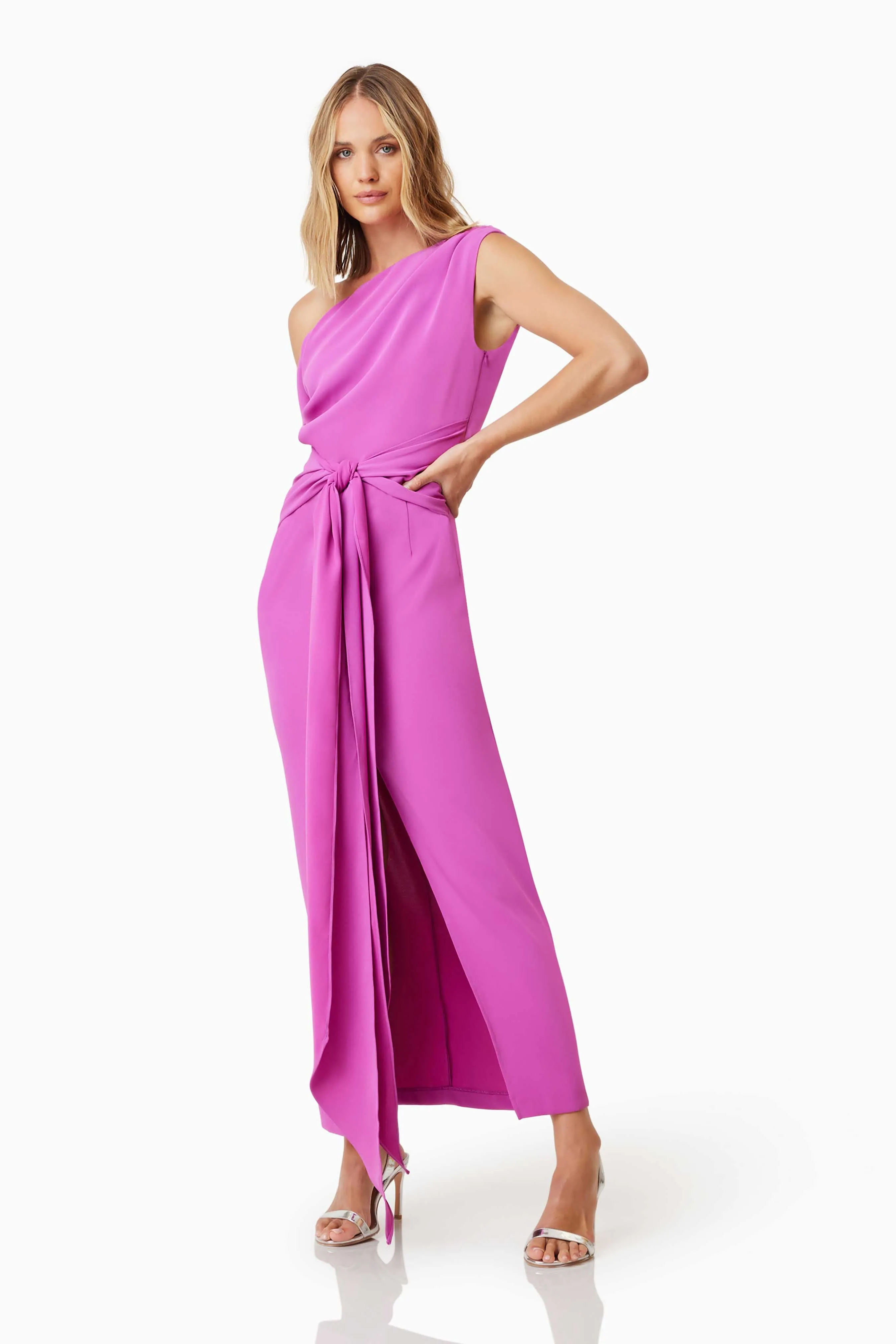 Kenna Cocktail Midi Dress In Purple sold by Elliatt product image thumbnail 2