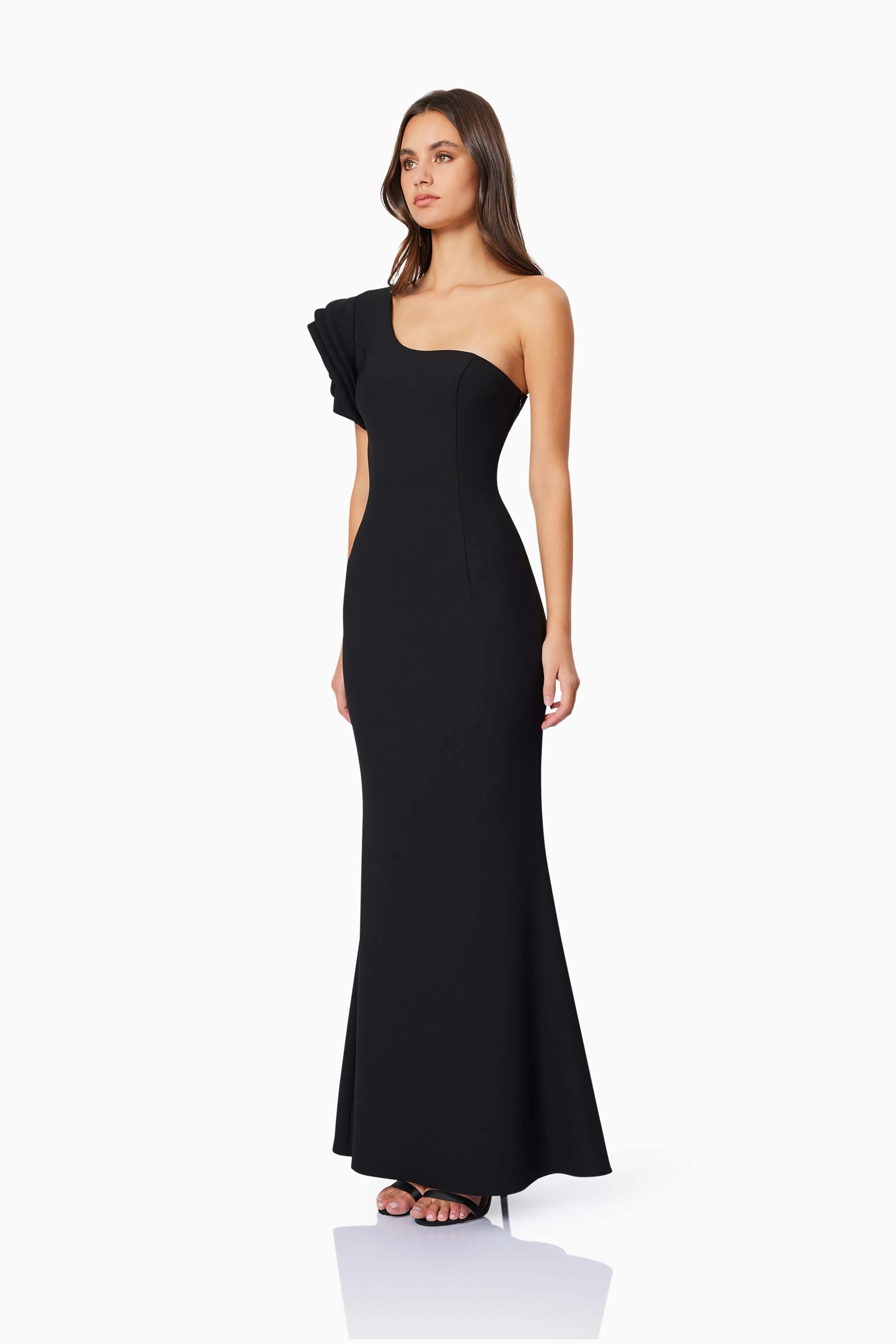 Charlotte Rosette Maxi Dress in Black sold by Elliatt product image thumbnail 3