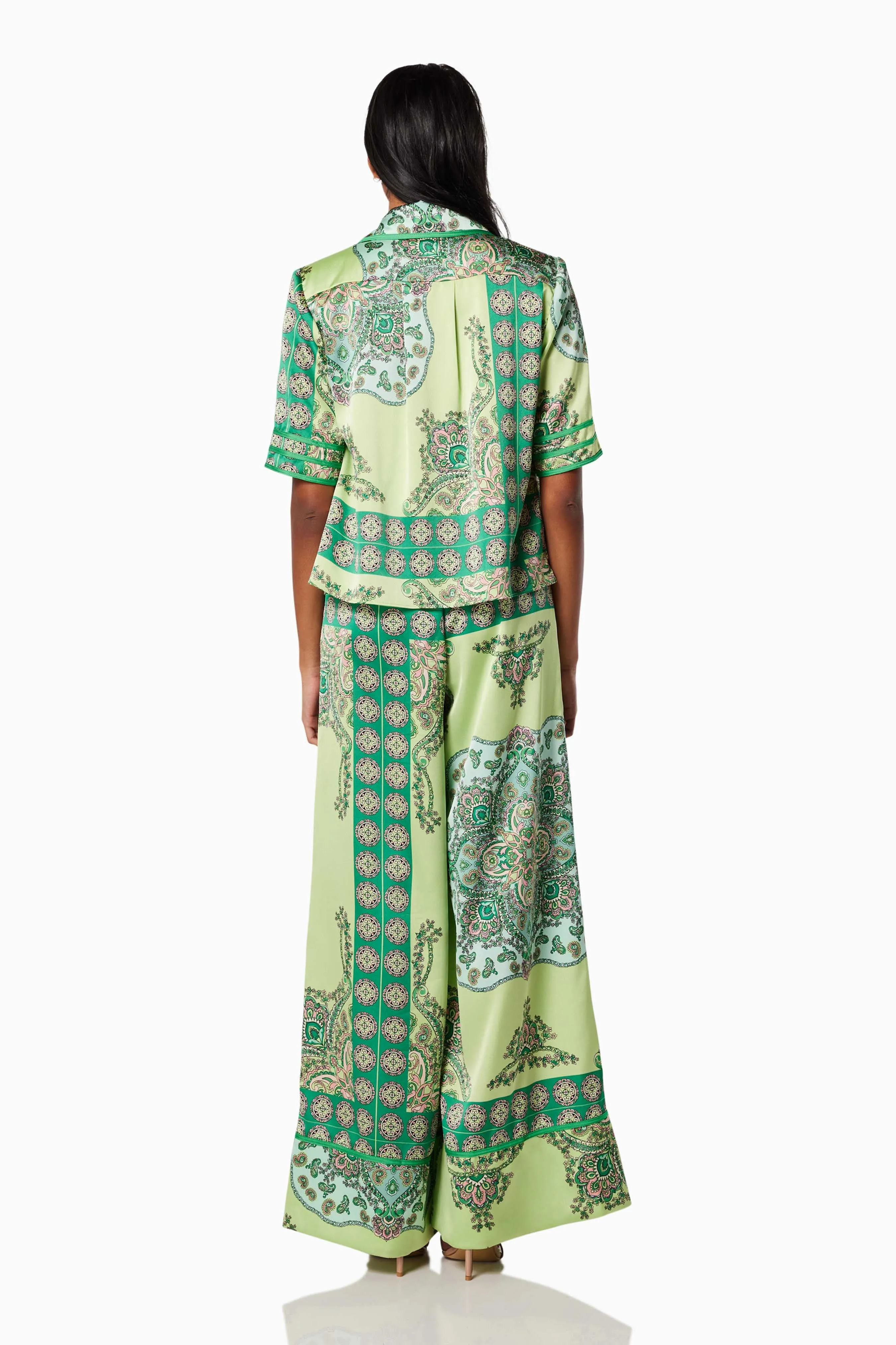 Collaboration Relaxed Two Piece Set In Green sold by Elliatt product image thumbnail 5