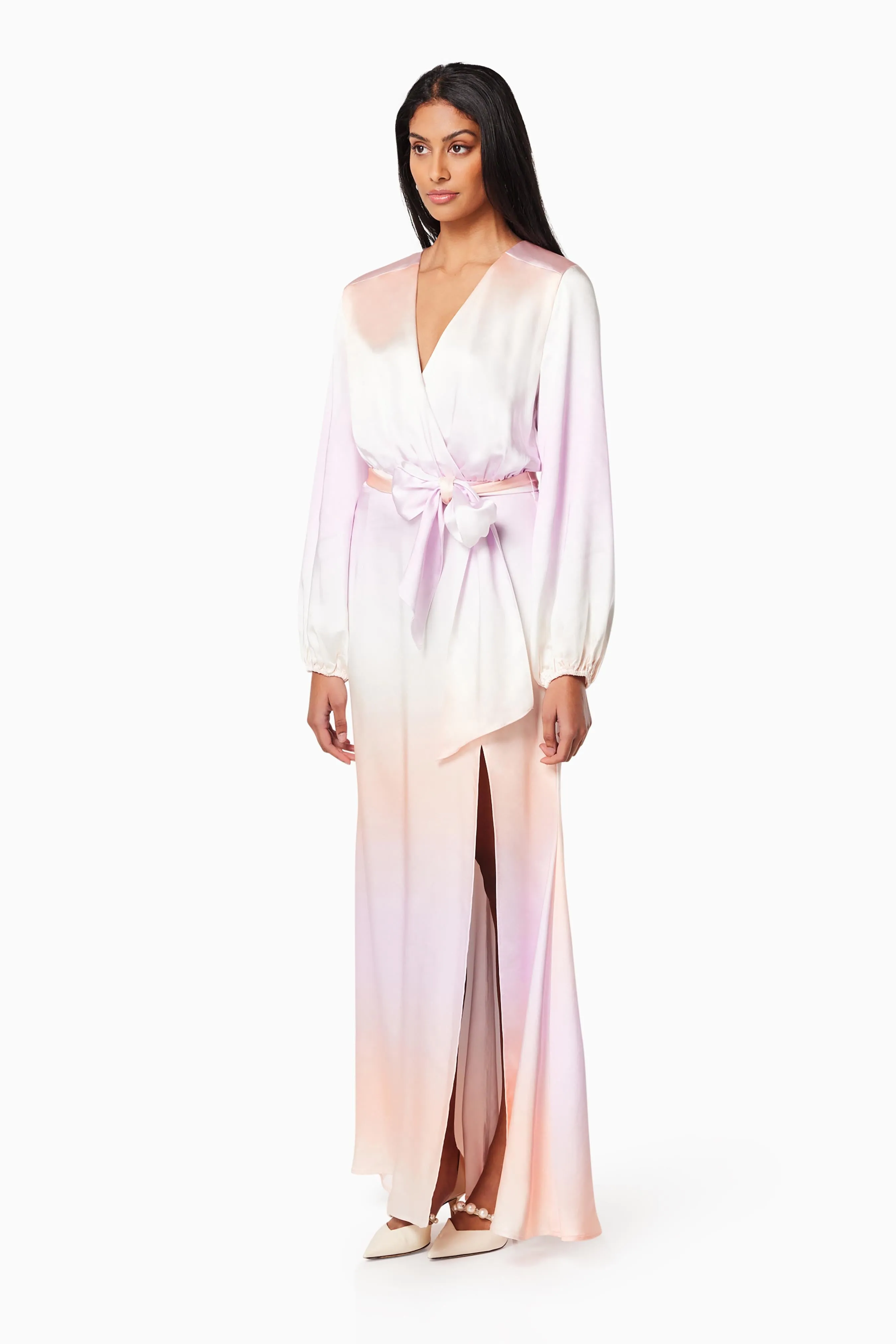 Tallinn Long Sleeve Maxi Dress In Purple sold by Elliatt product image thumbnail 3