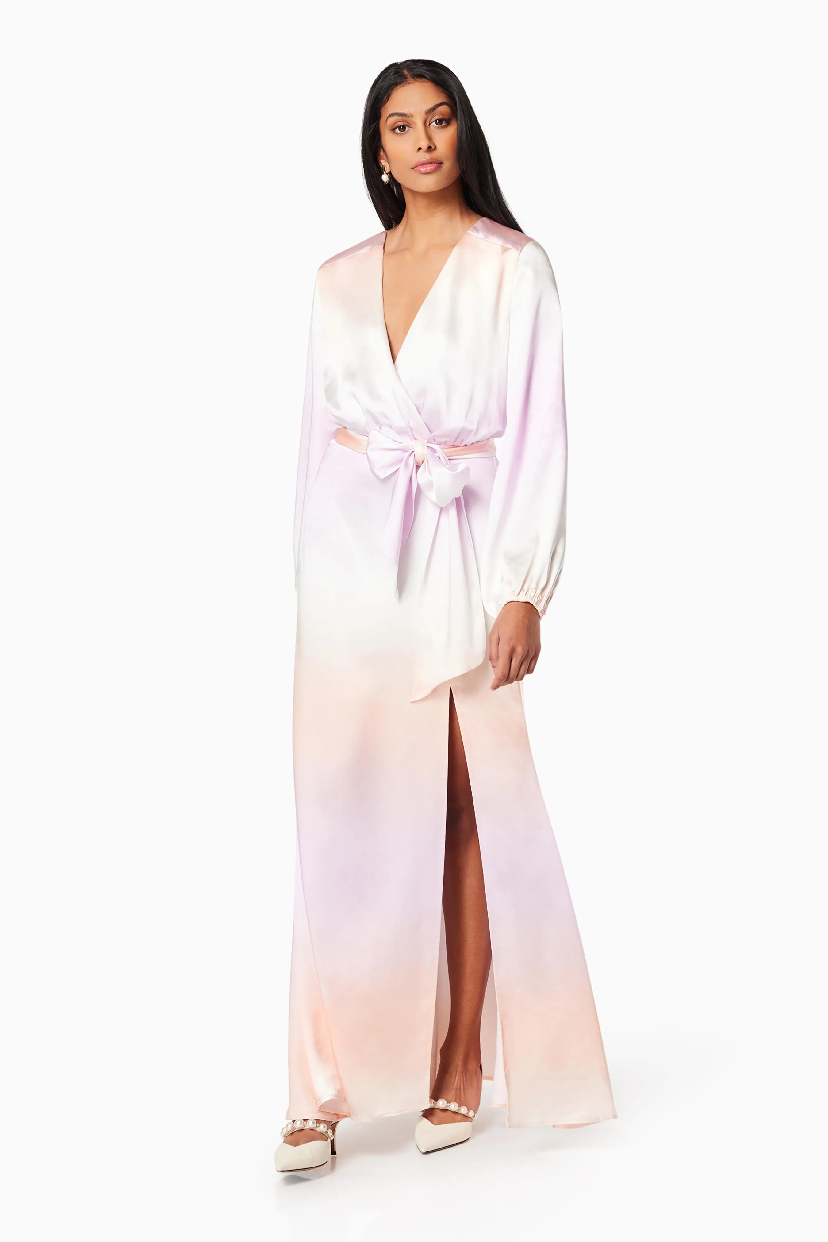 Tallinn Long Sleeve Maxi Dress In Purple sold by Elliatt product image thumbnail 4