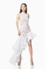 Dubrovnik Fitted Maxi Dress in White sold by Elliatt