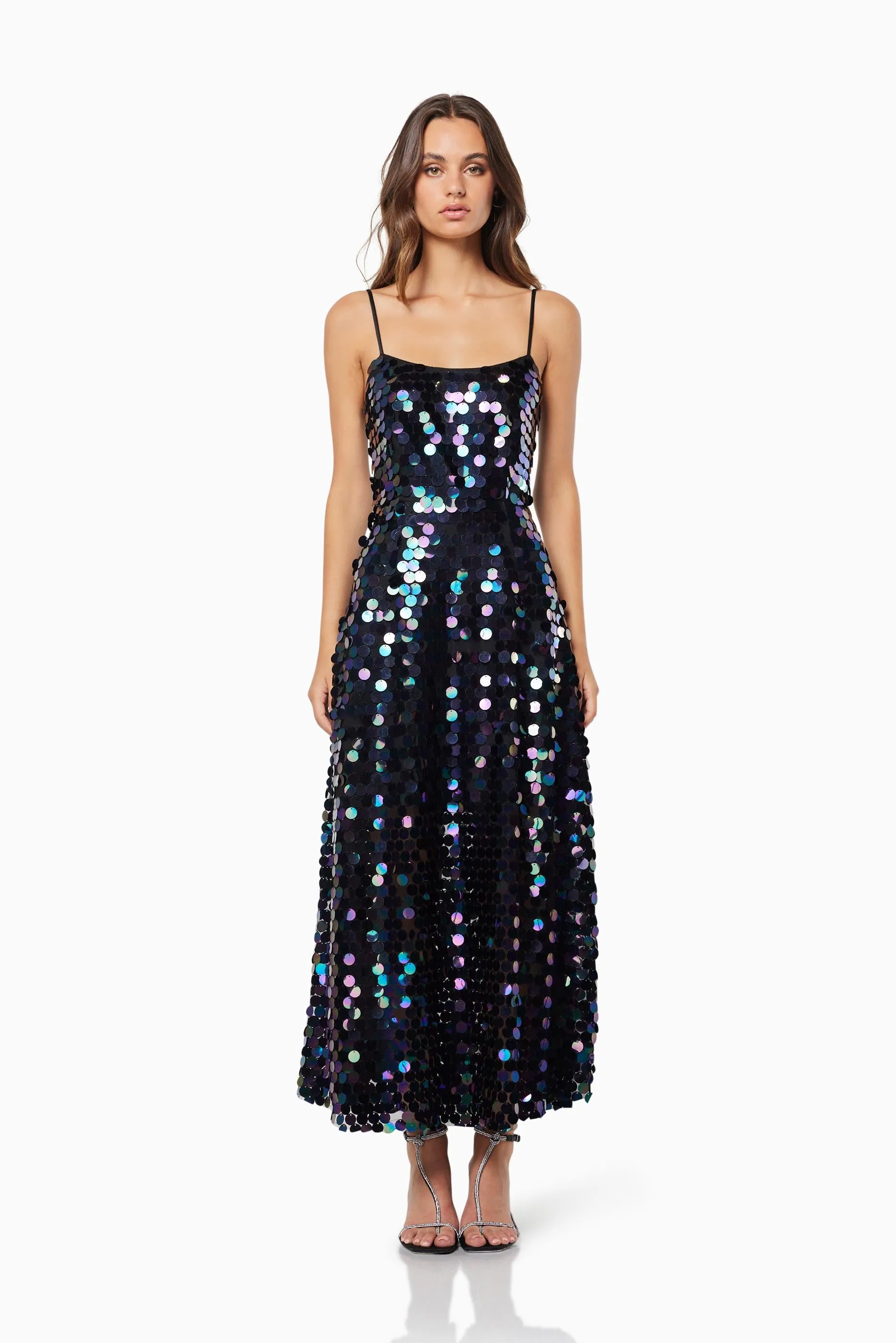 Deborah Maxi Dress in Blue sold by Elliatt