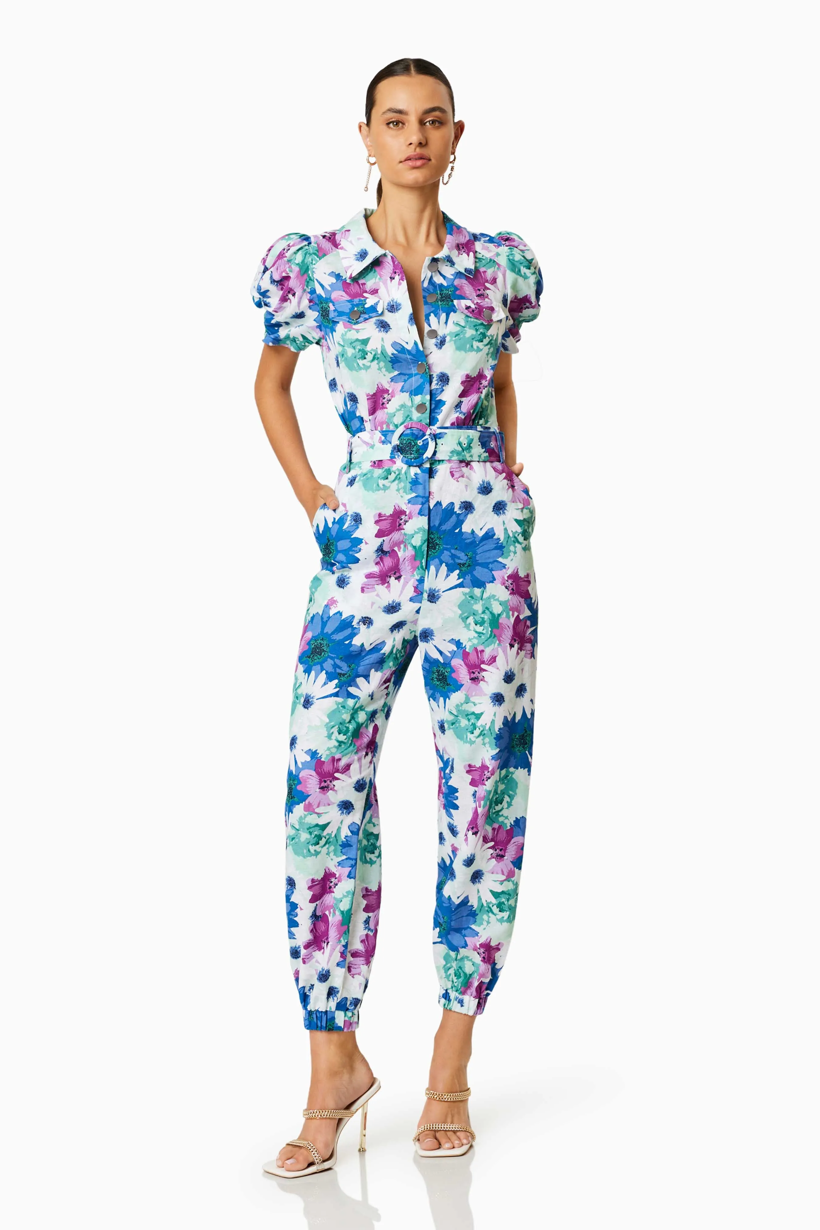 Hideaway Jumpsuit In Blue sold by Elliatt product image thumbnail 4