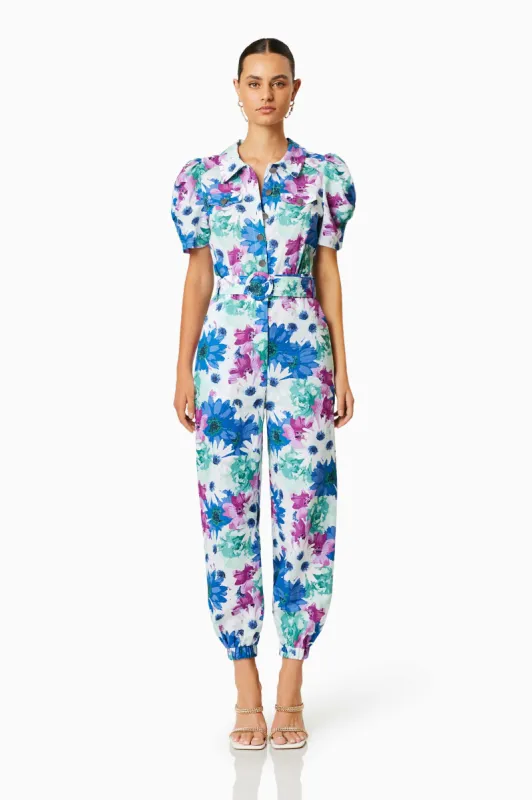 Hideaway Jumpsuit In Blue sold by Elliatt